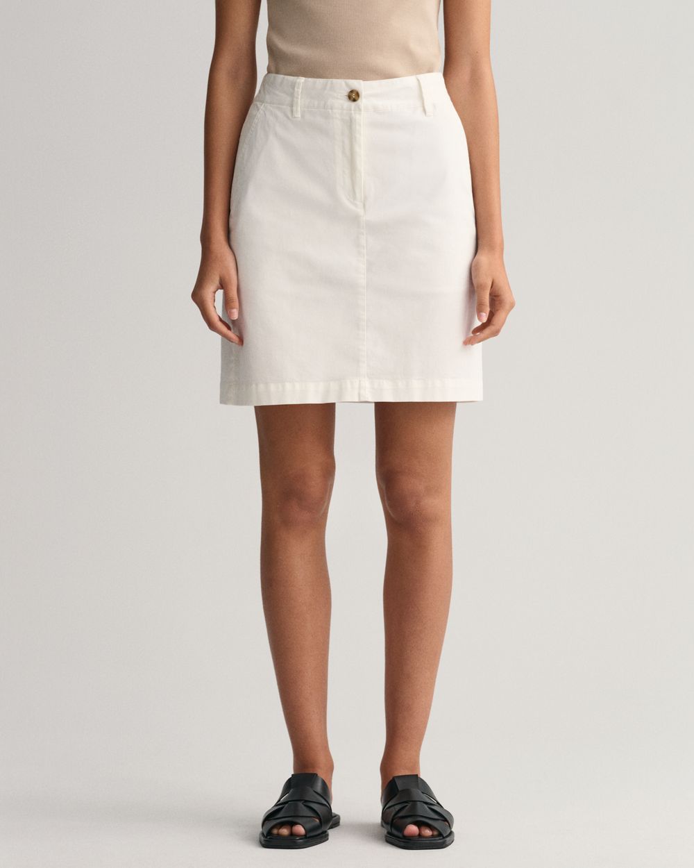 Women's Chino Skirt - EGGSHELL