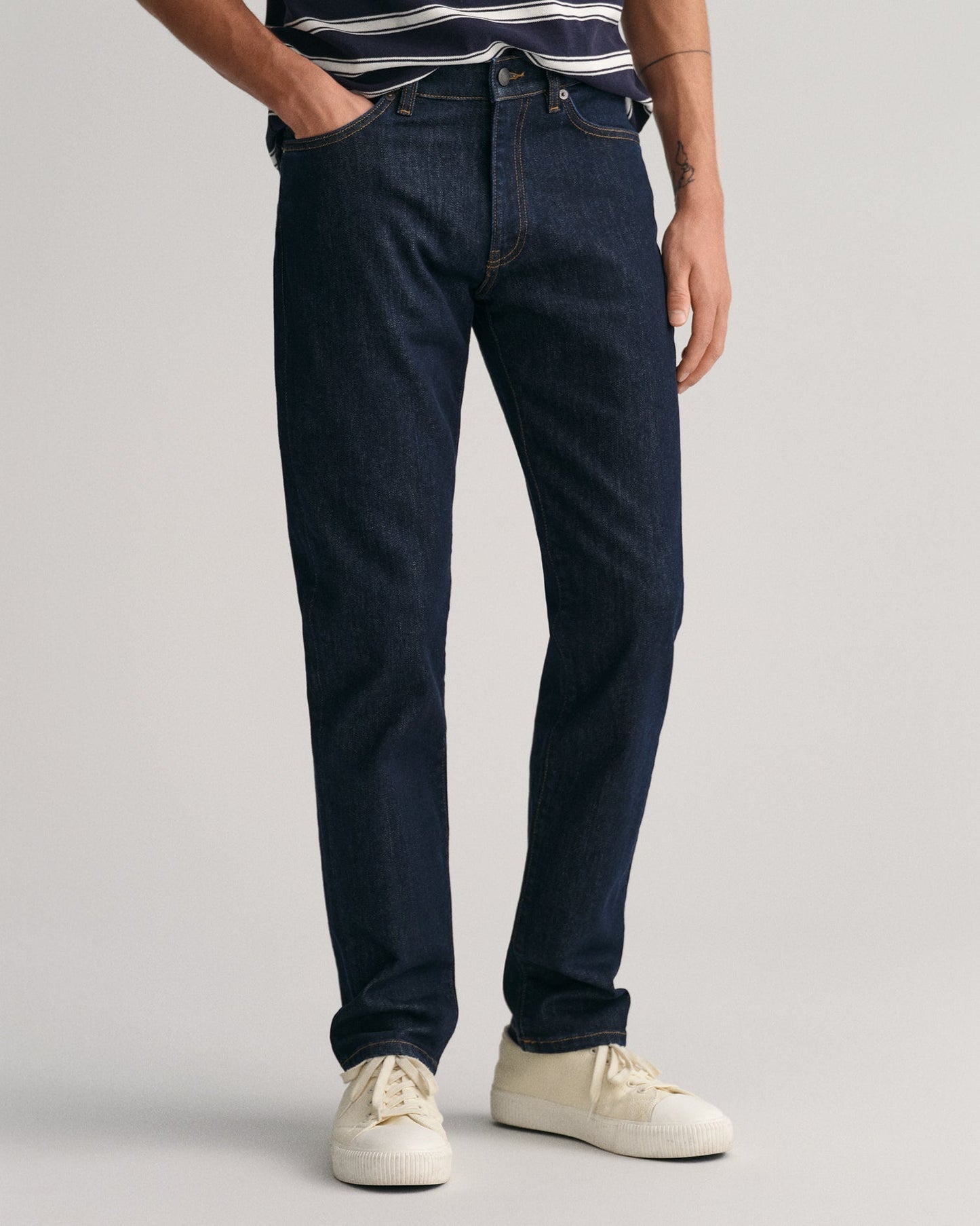 Men's Slim Fit Jeans - DARK BLUE