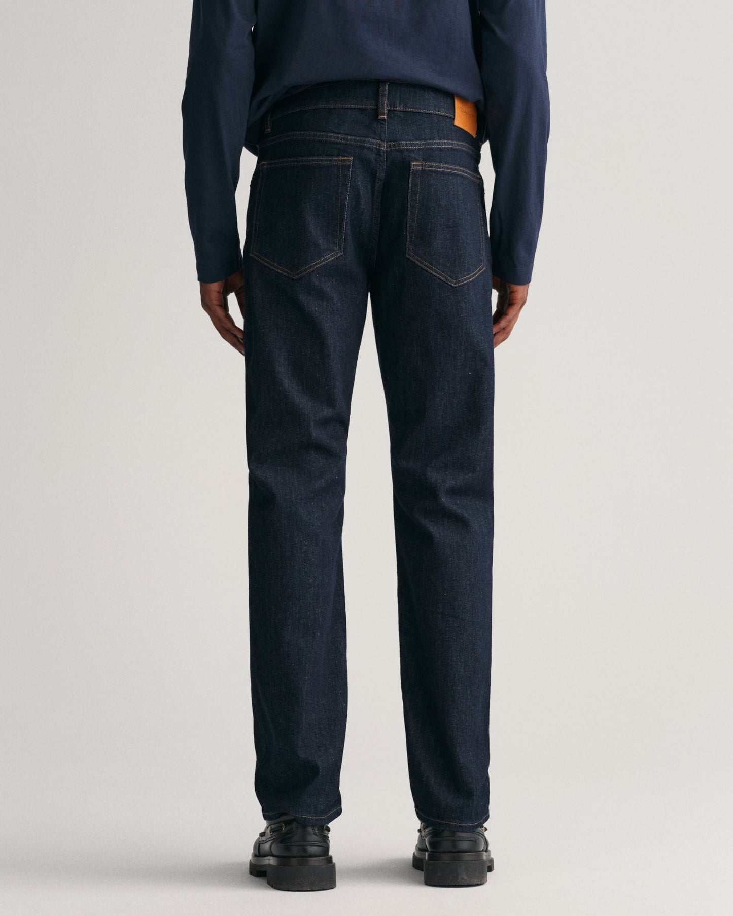 Men's Regular Fit Jeans - DARK BLUE