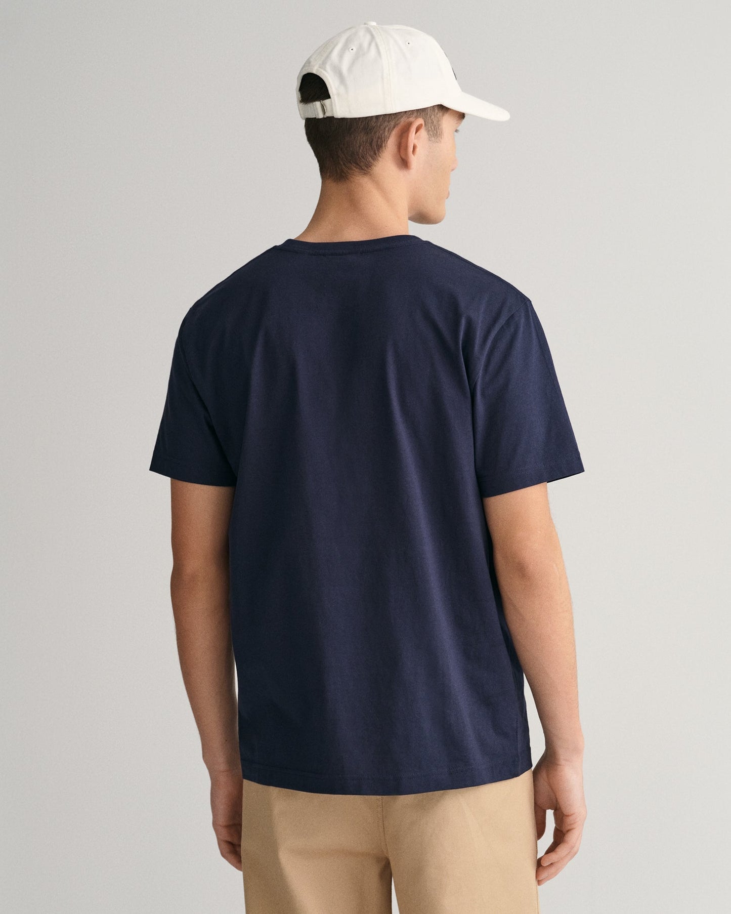 Men's Regular Fit Shield T-Shirt - EVENING BLUE