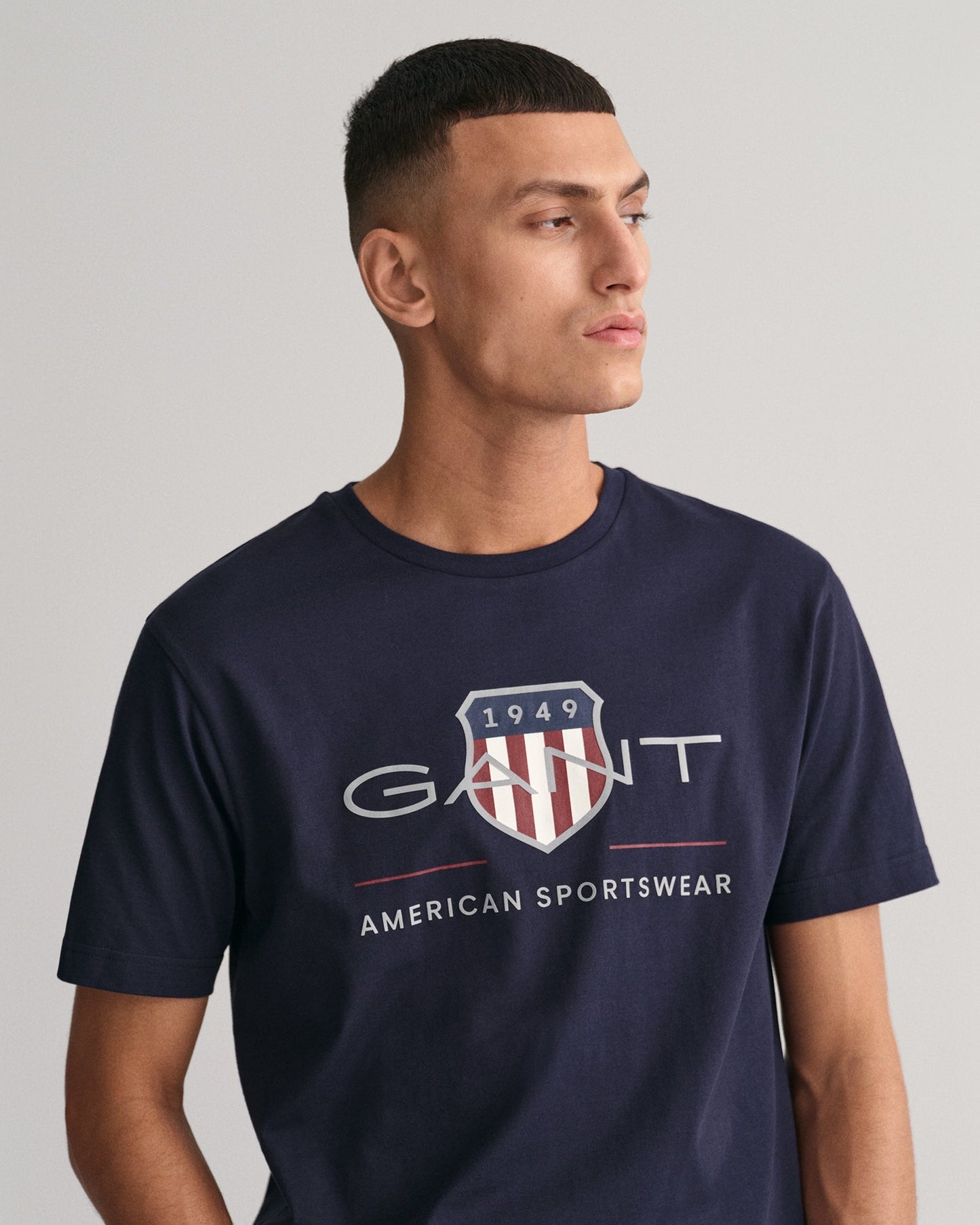 Men's Archive Shield T-Shirt - EVENING BLUE