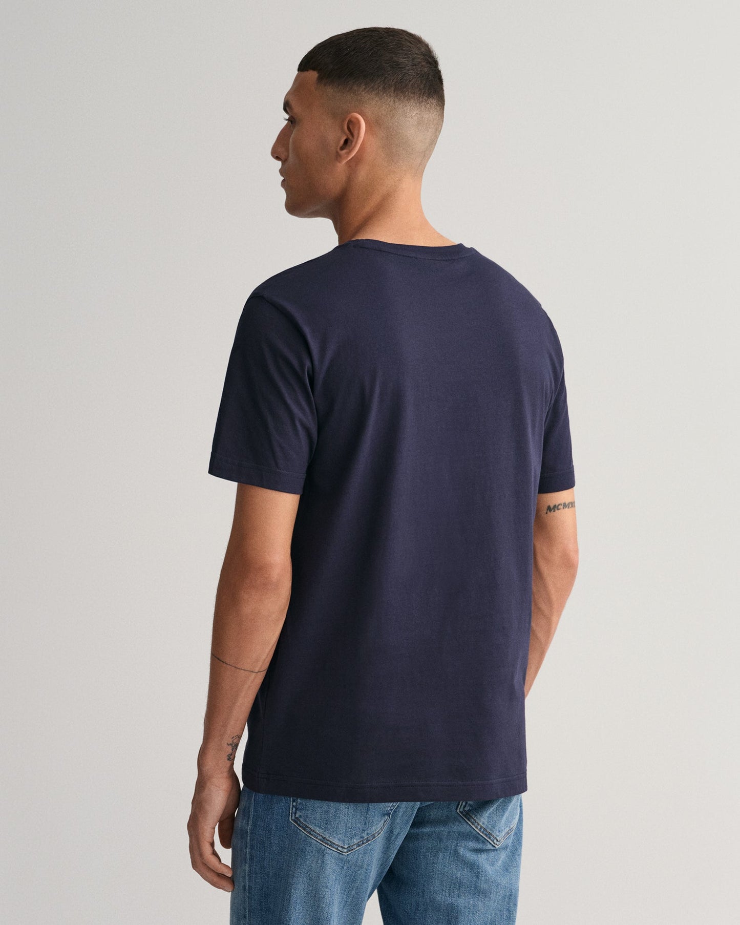 Men's Archive Shield T-Shirt - EVENING BLUE