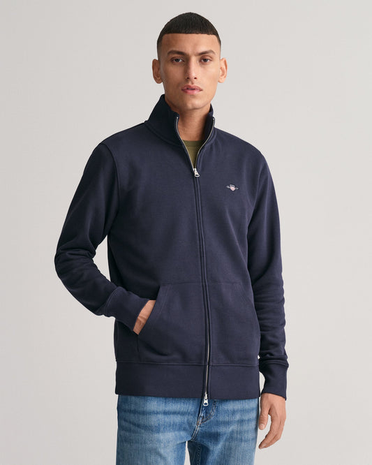 Men's Shield Zip Sweatshirt - EVENING BLUE