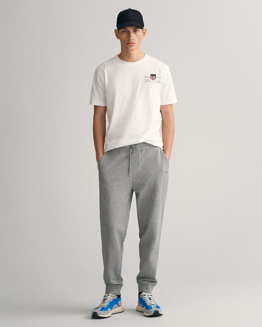 Men's Shield Sweatpants - GREY MELANGE