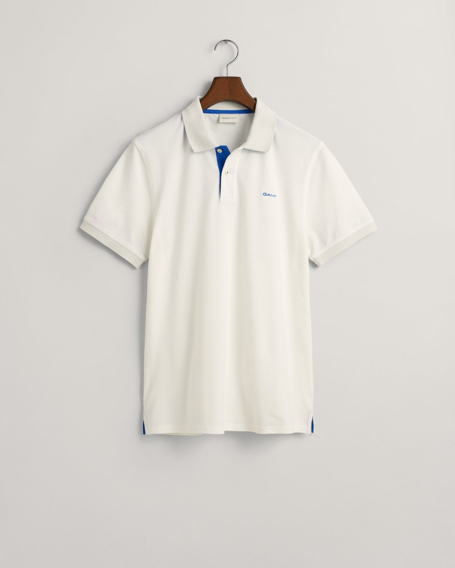 Men's Contrast Piqué Polo Shirt - EGGSHELL