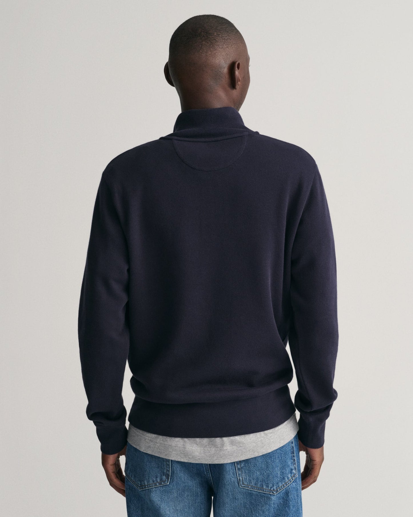 Men's Sacker Rib Half-Zip Sweatshirt - EVENING BLUE