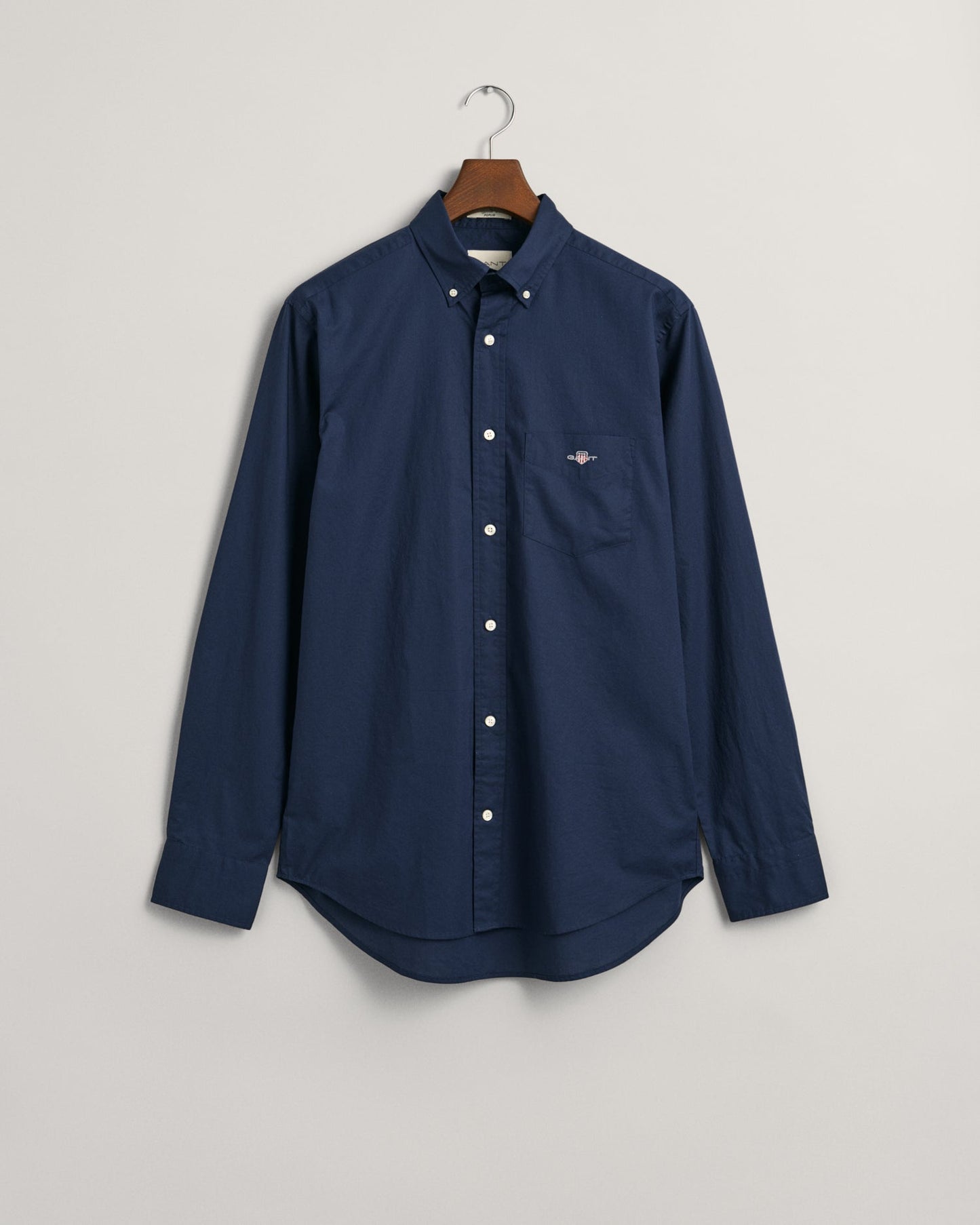 Men's Regular Fit Poplin Shirt - MARINE