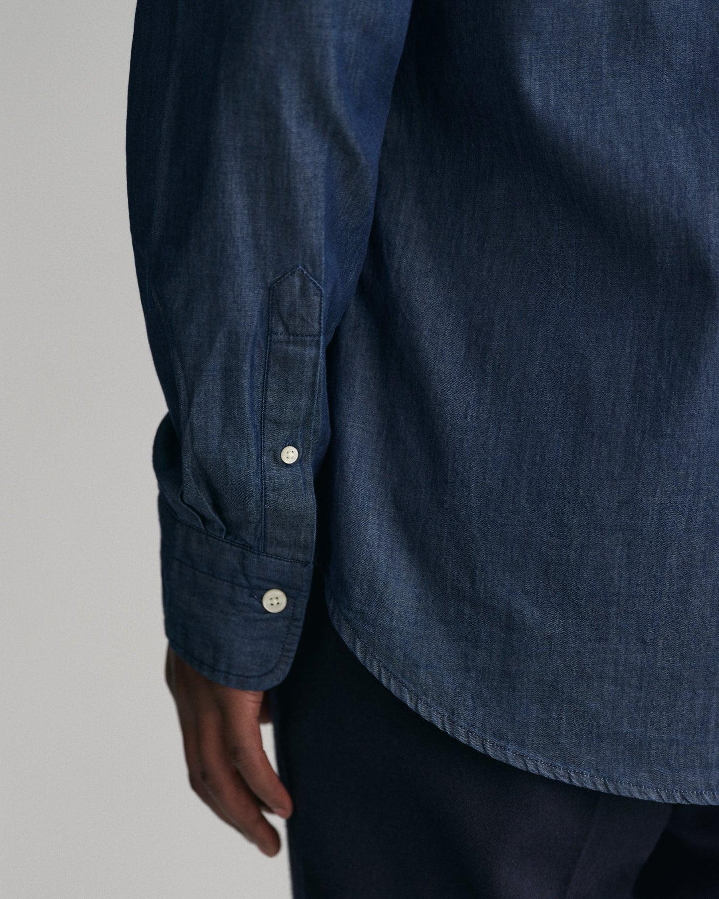 Men's Slim Fit Indigo Shirt - DARK INDIGO