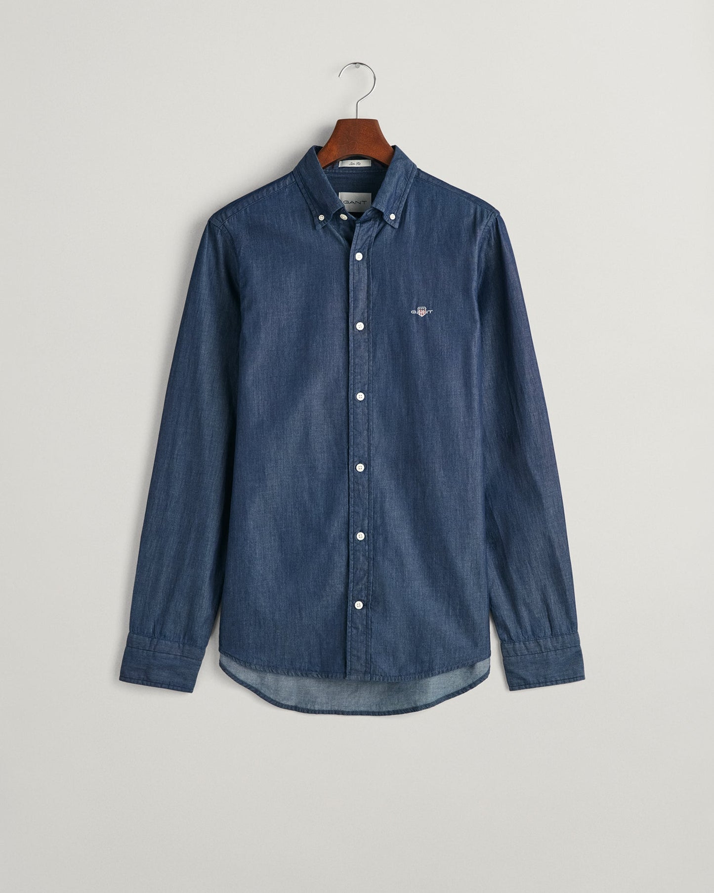 Men's Slim Fit Indigo Shirt - DARK INDIGO