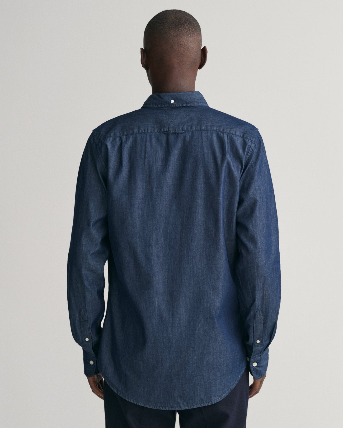 Men's Slim Fit Indigo Shirt - DARK INDIGO