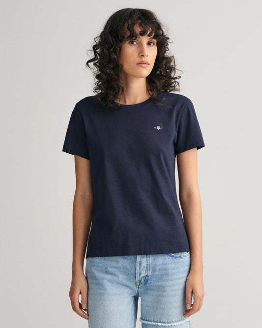 Women's Shield T-Shirt - EVENING BLUE