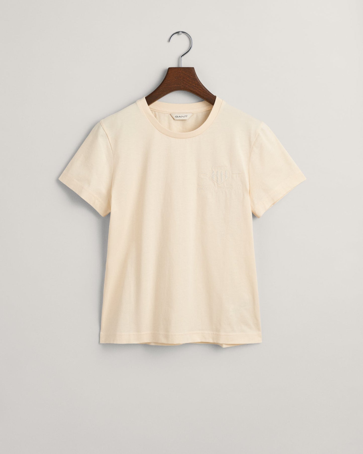 Women's Tonal Shield T-Shirt - LINEN