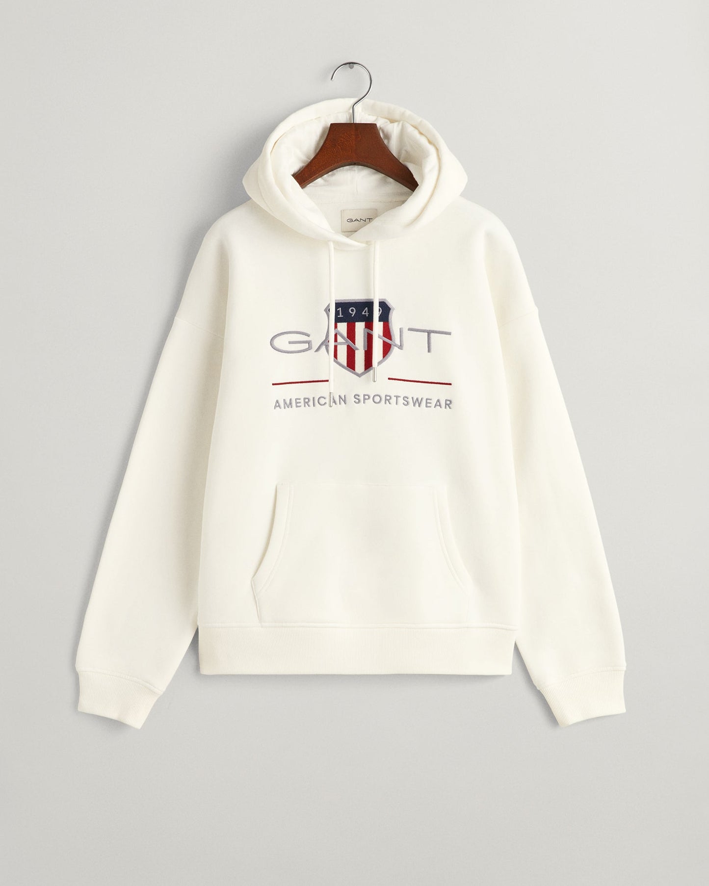 Women's Archive Shield Hoodie - EGGSHELL