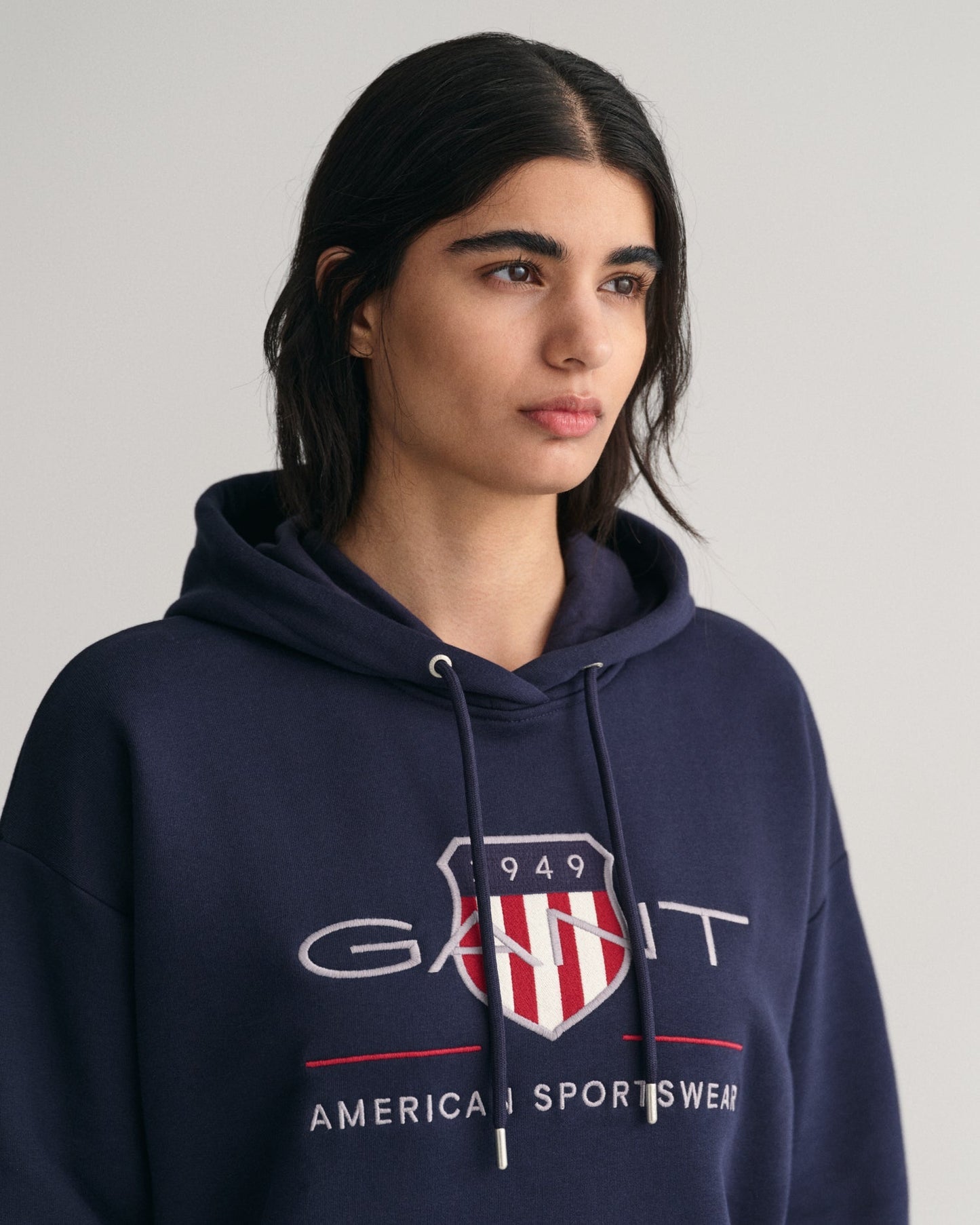 Women's Archive Shield Hoodie - EVENING BLUE