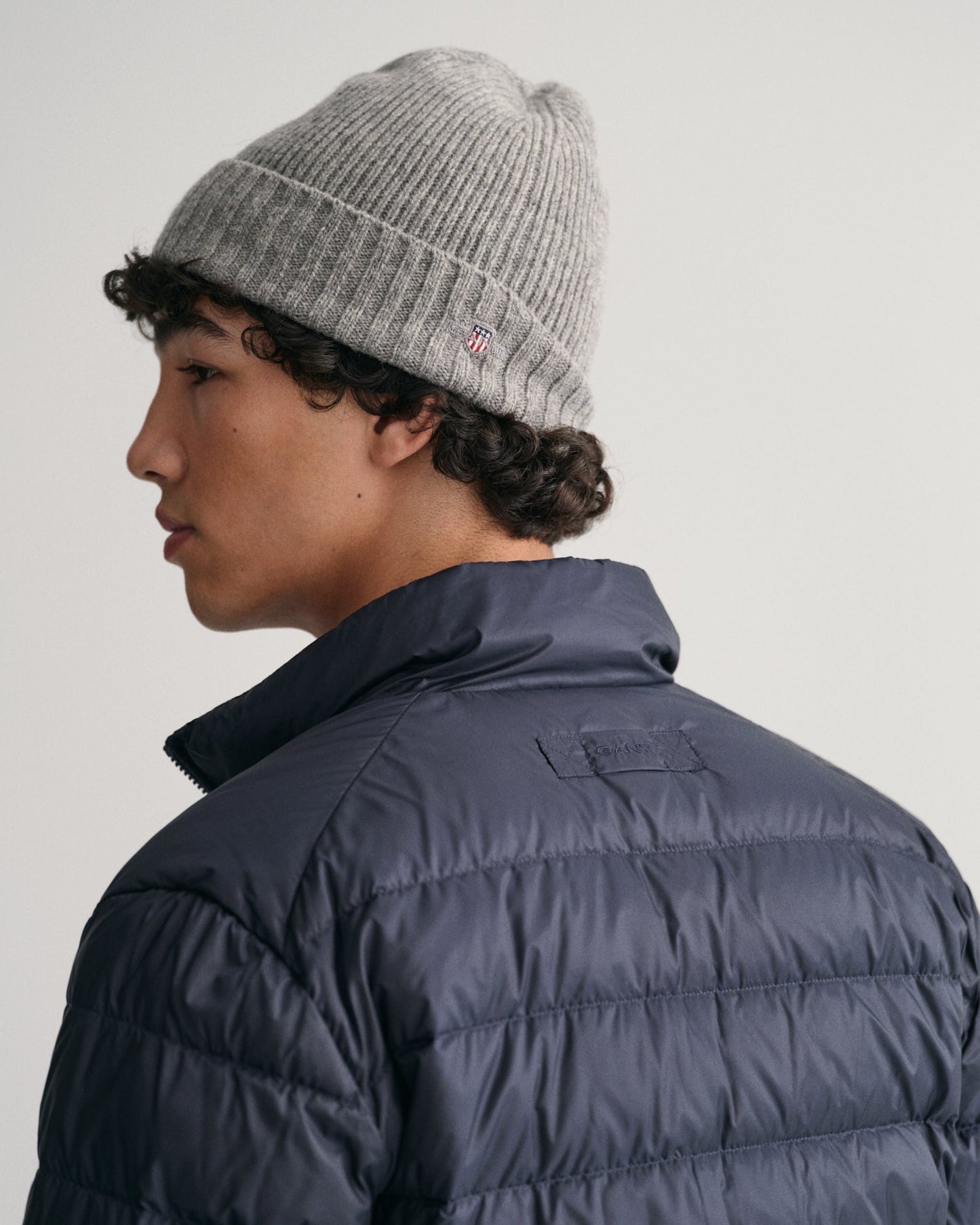 Men's Light Down Jacket - EVENING BLUE