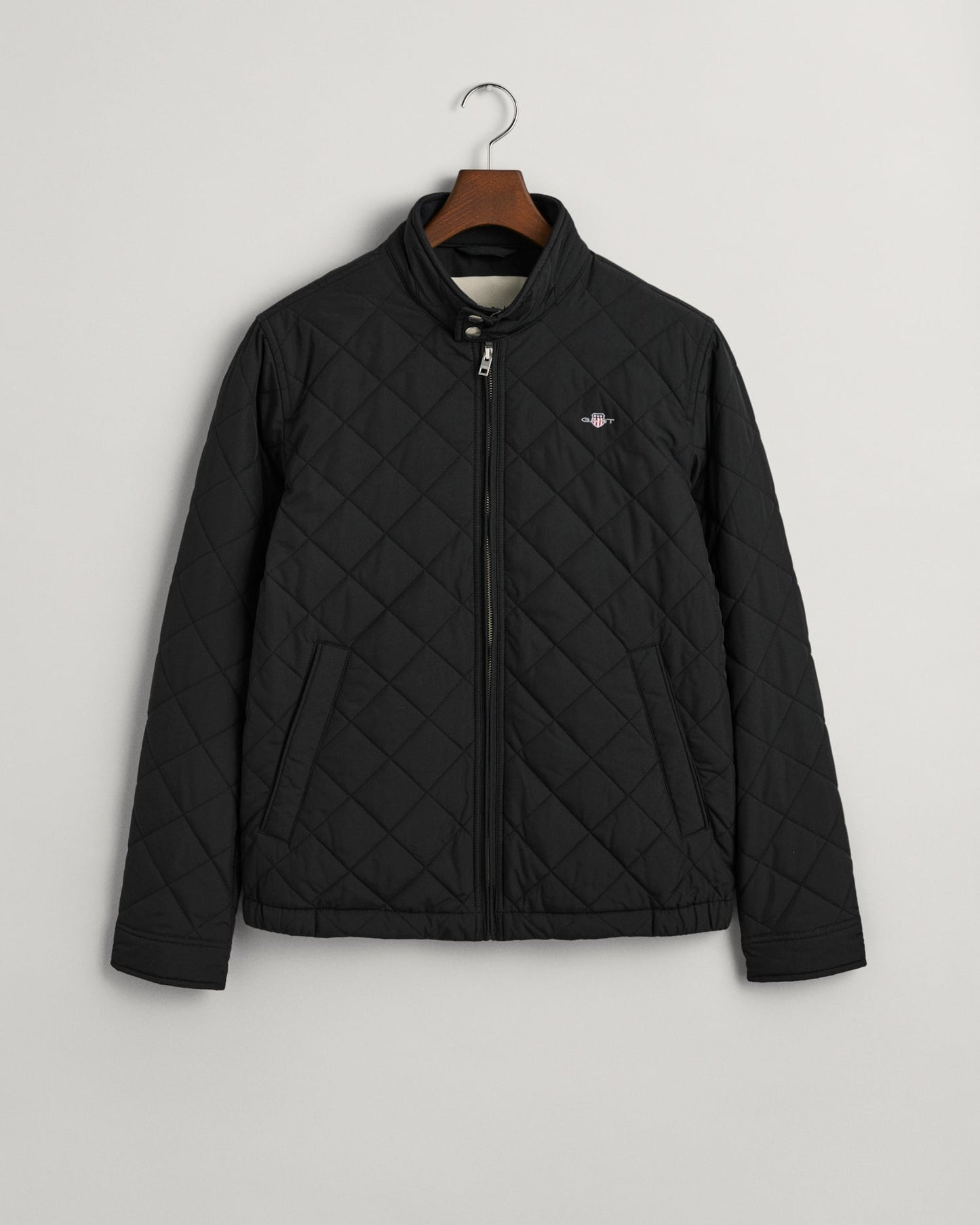 Men's Quilted Windcheater - BLACK