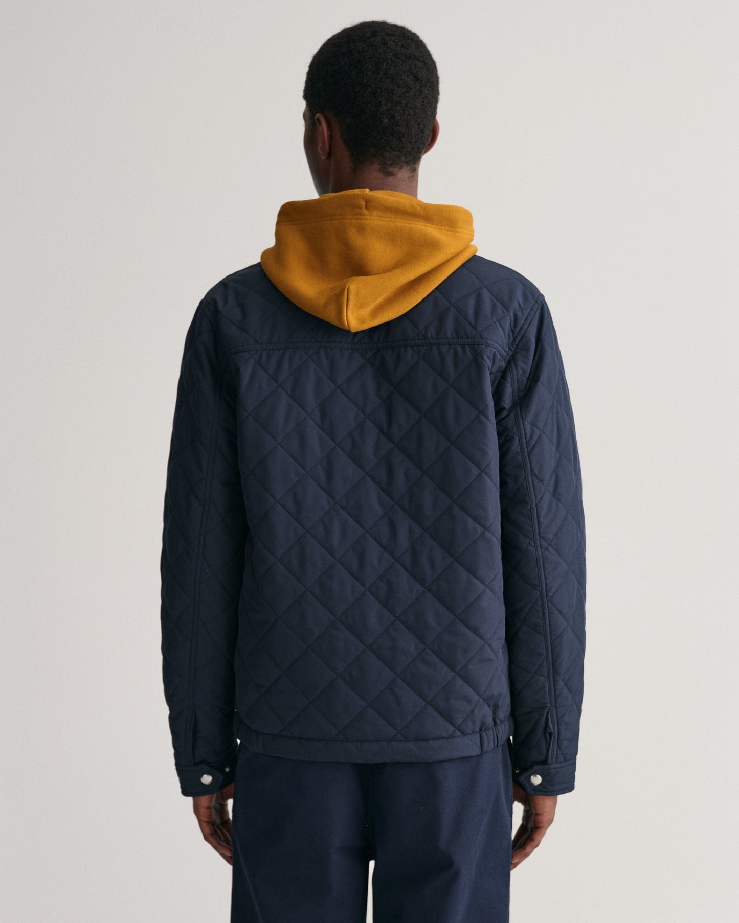 Men's Quilted Windcheater - EVENING BLUE