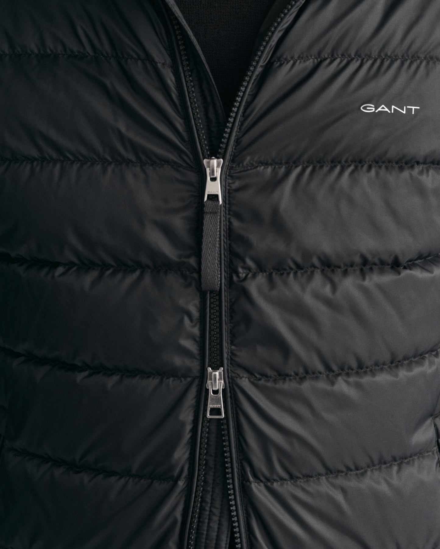 Men's Light Down Hood Jacket - BLACK