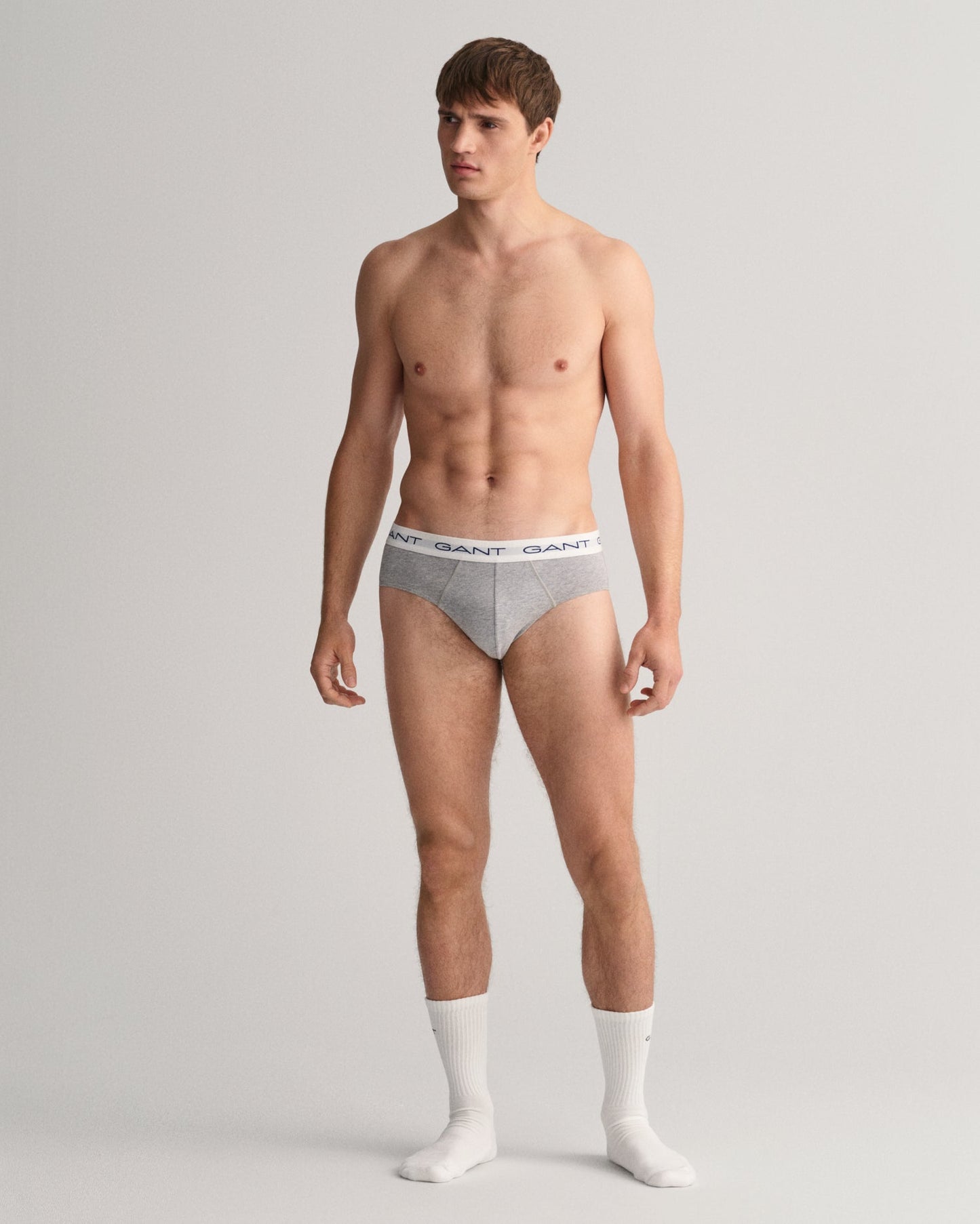 Men's 3-Pack Briefs - GREY MELANGE