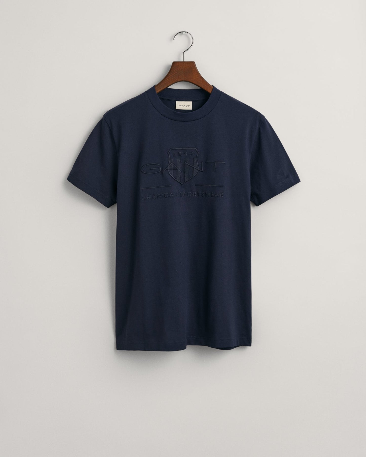 Men's Tonal Shield T-Shirt - EVENING BLUE