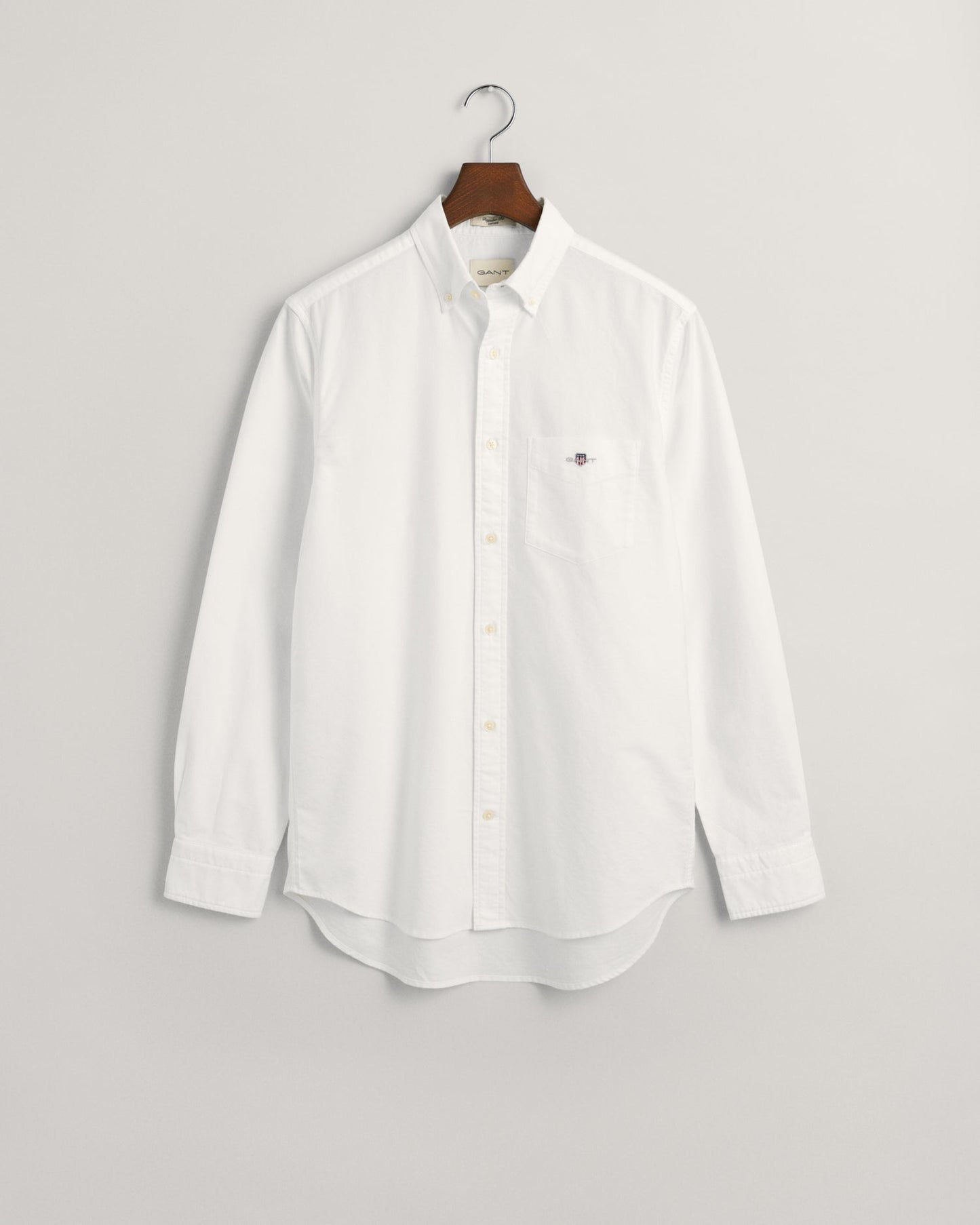 Men's Regular Fit Oxford Shirt - WHITE