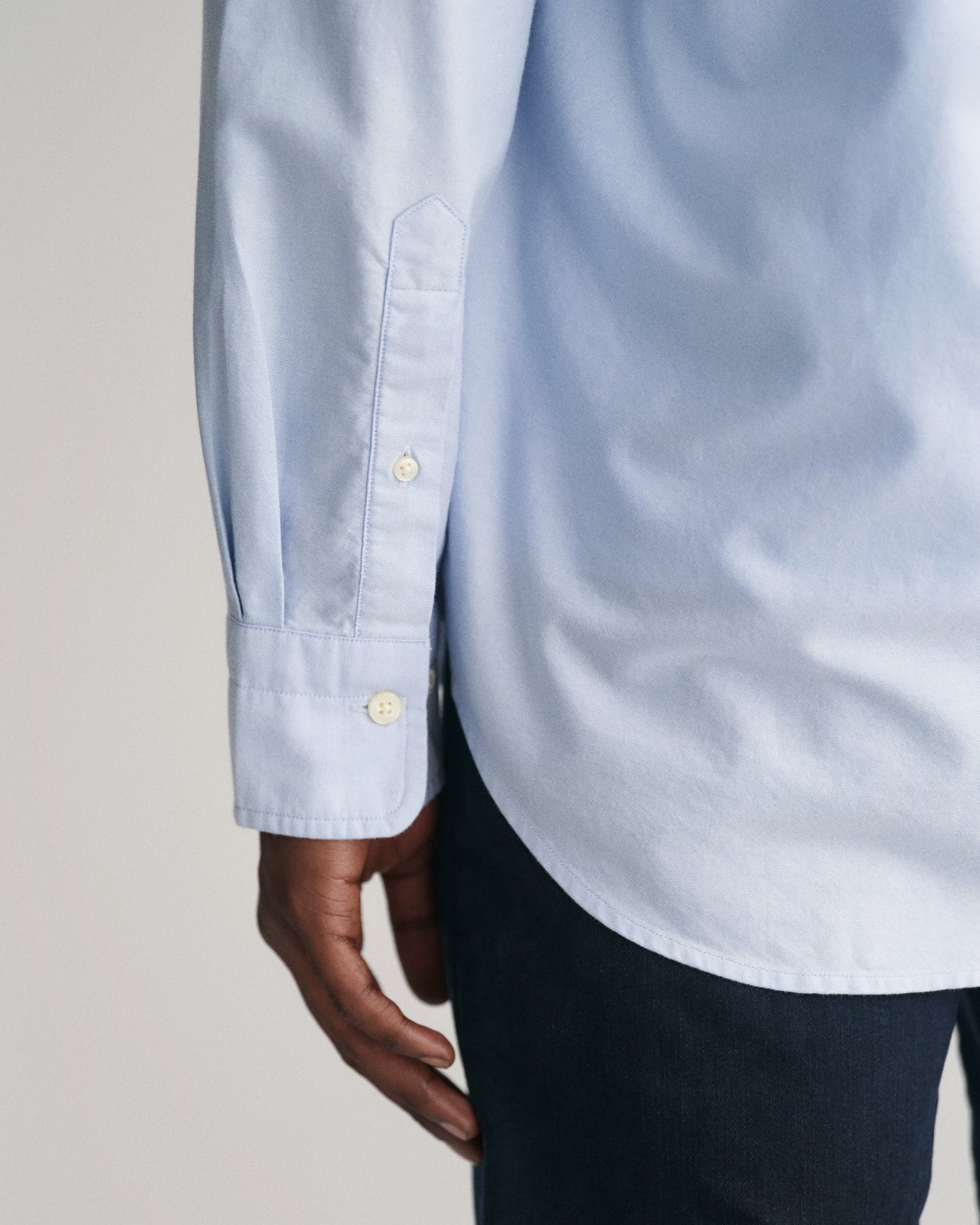 Men's Regular Fit Oxford Shirt - LIGHT BLUE