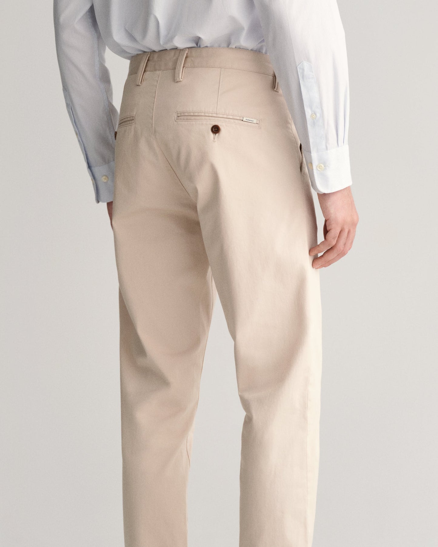 Men's Slim Fit Twill Chinos - PUTTY