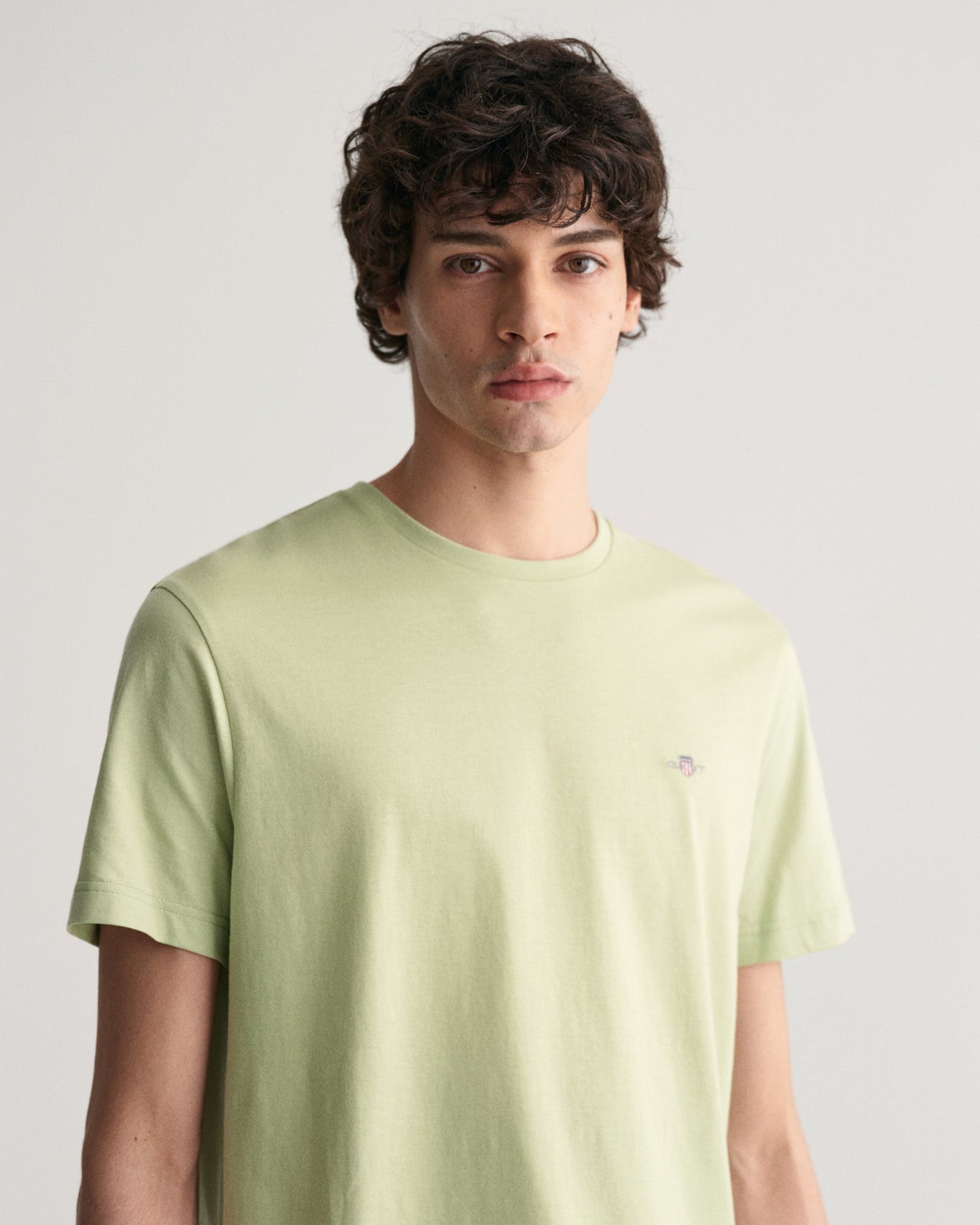 Men's Shield T-Shirt - MILKY MATCHA