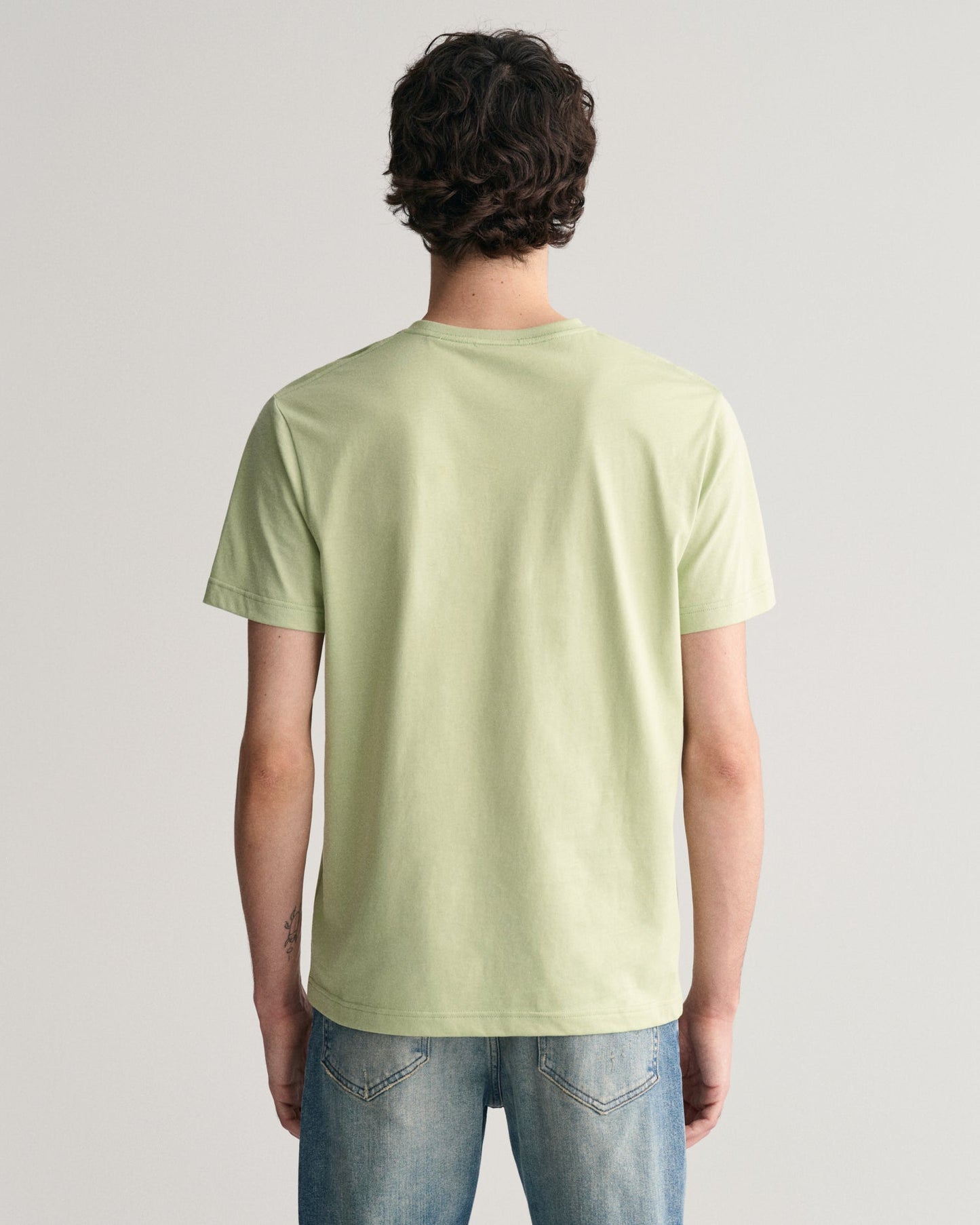 Men's Shield T-Shirt - MILKY MATCHA