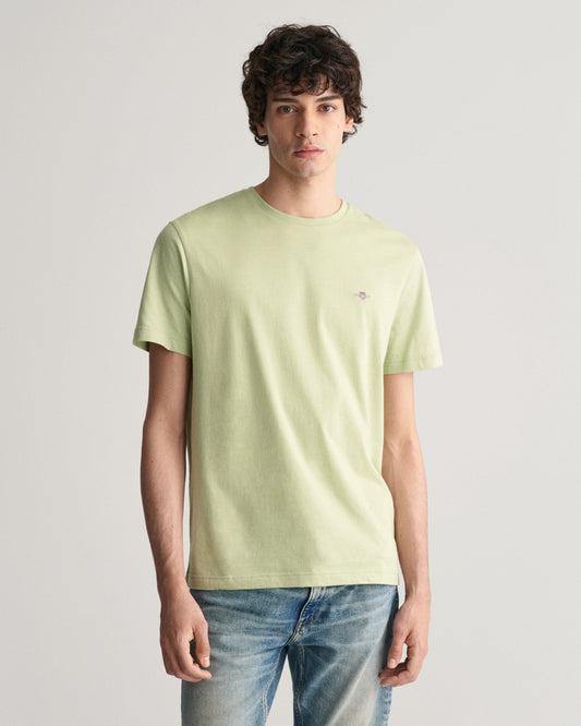 Men's Shield T-Shirt - MILKY MATCHA