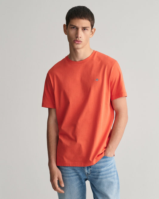 Men's Shield T-Shirt - BURNT ORANGE