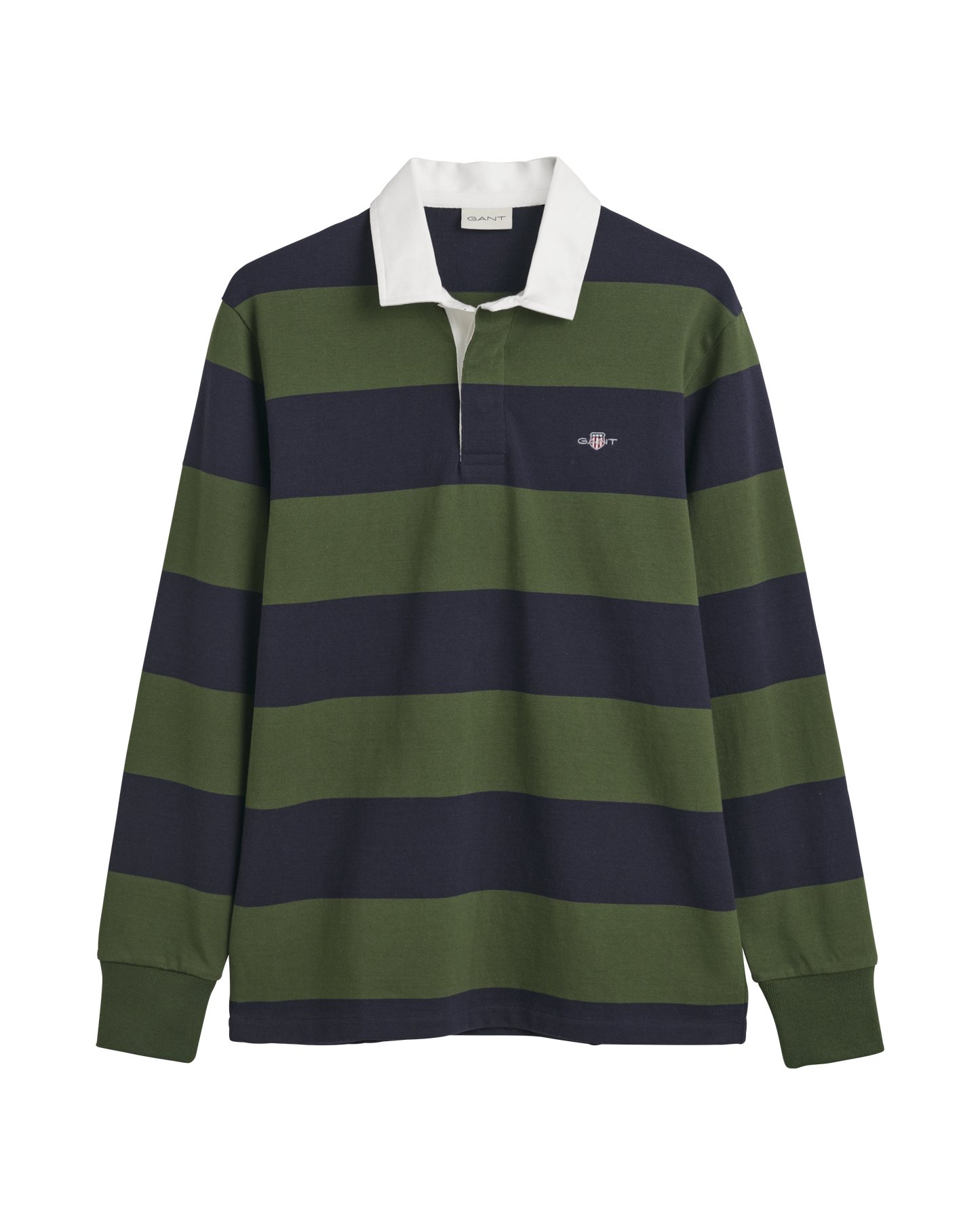 Men's Shield Barstriped Heavy Rugger - PINE GREEN