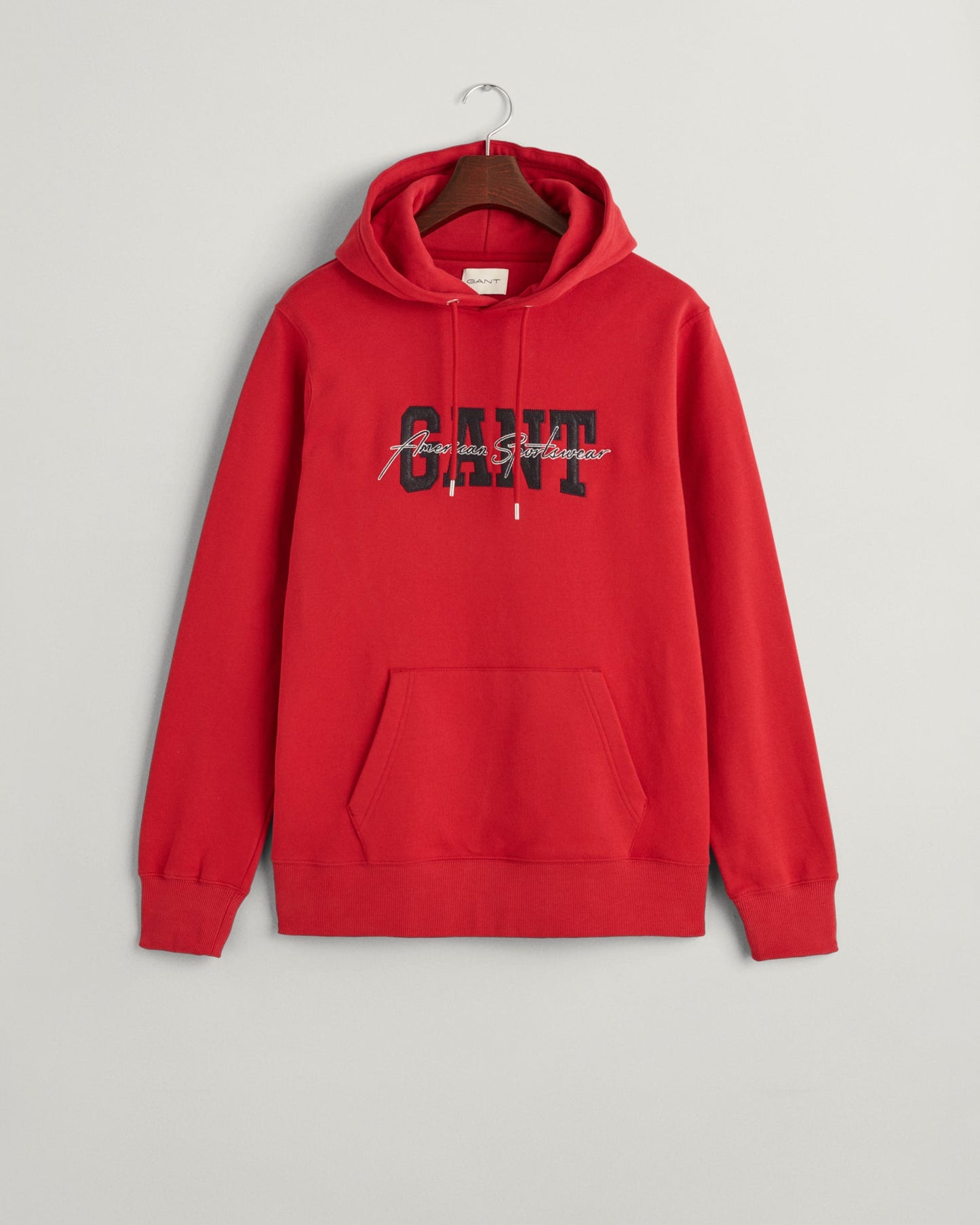 Men's Arch Script Hoodie - RUBY RED