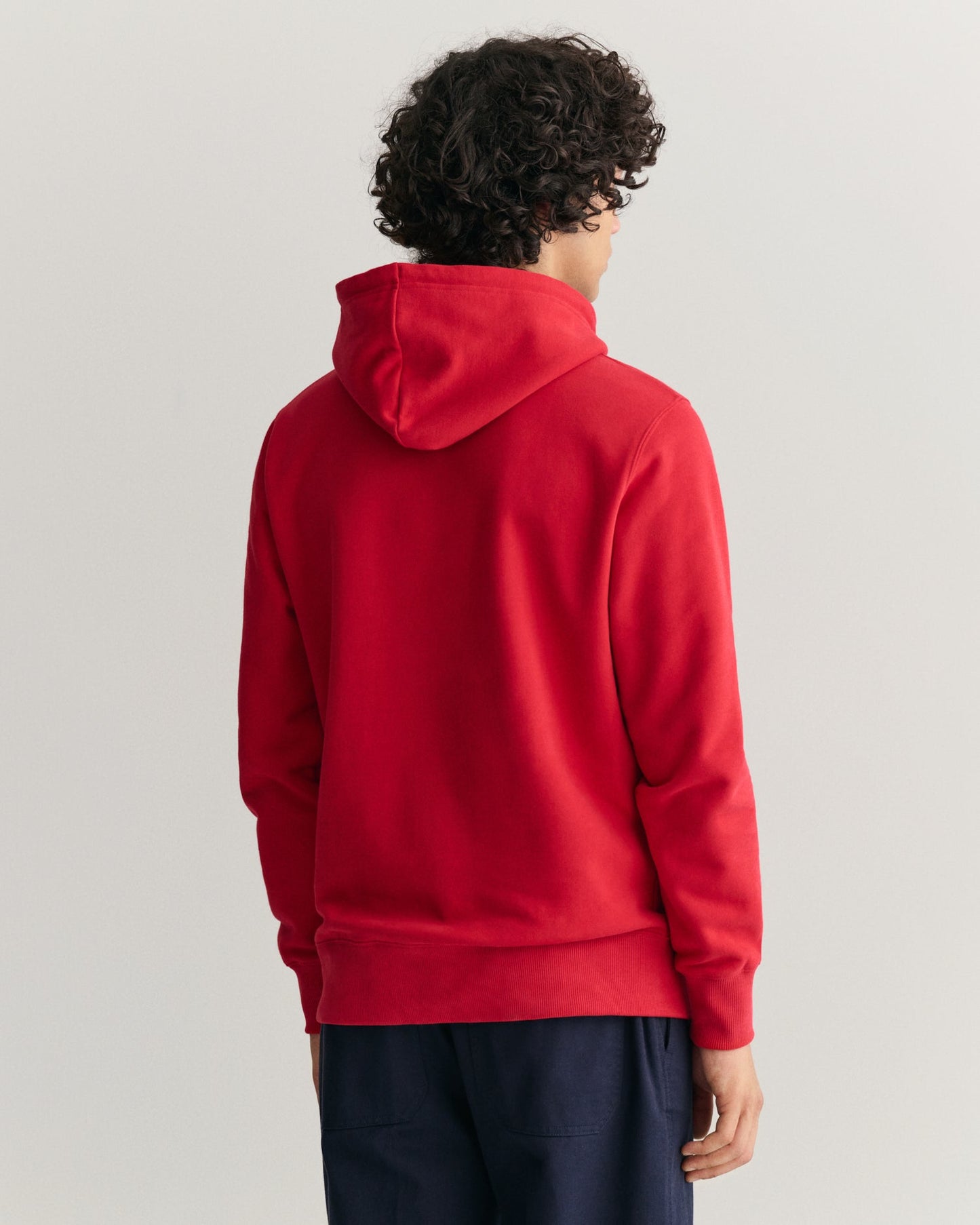 Men's Arch Script Hoodie - RUBY RED