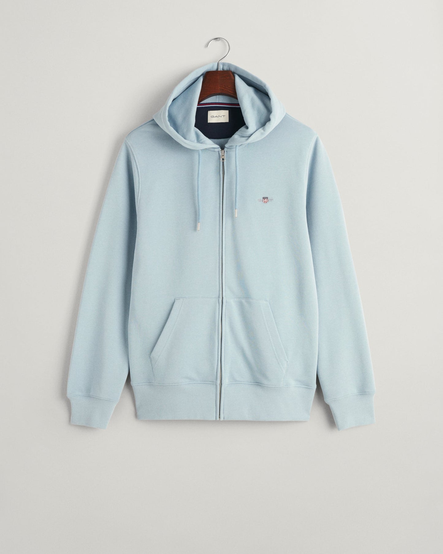 Men's Shield Zip Hoodie - DOVE BLUE