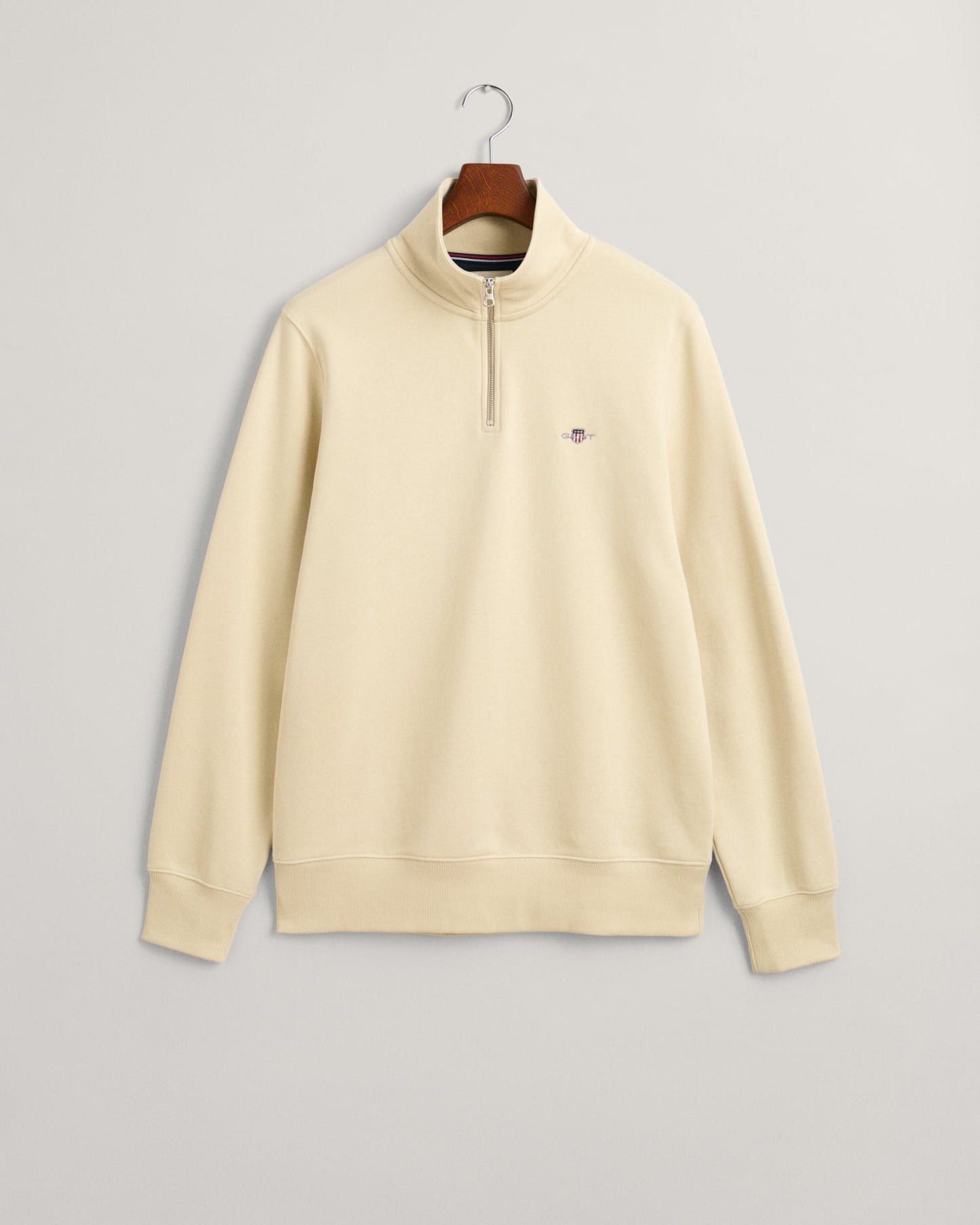 Men's Shield Half-Zip Sweatshirt - SILKY BEIGE