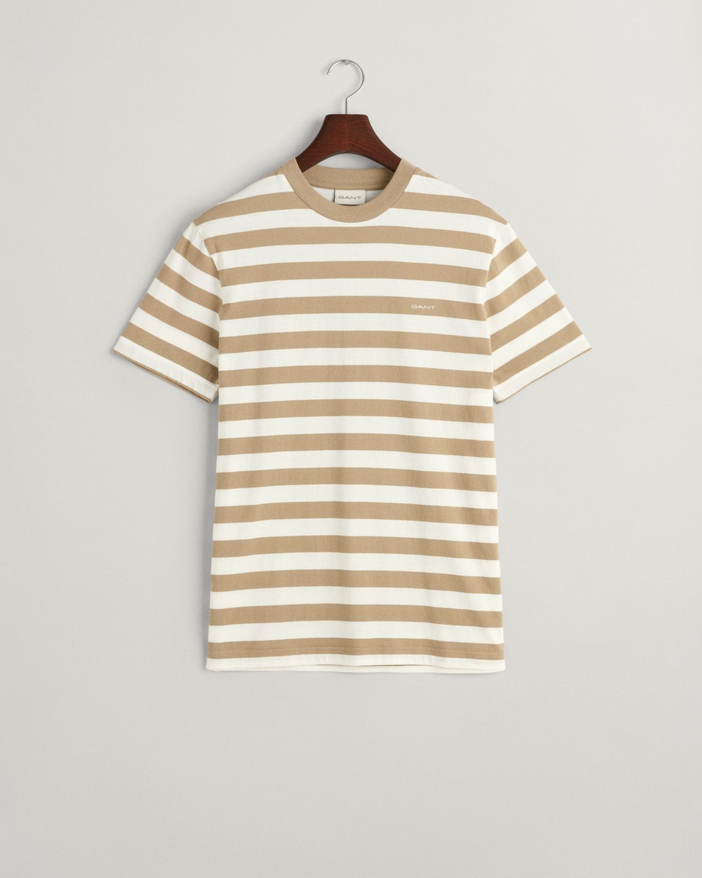 Men's Multi Striped T-Shirt - DRIED KHAKI