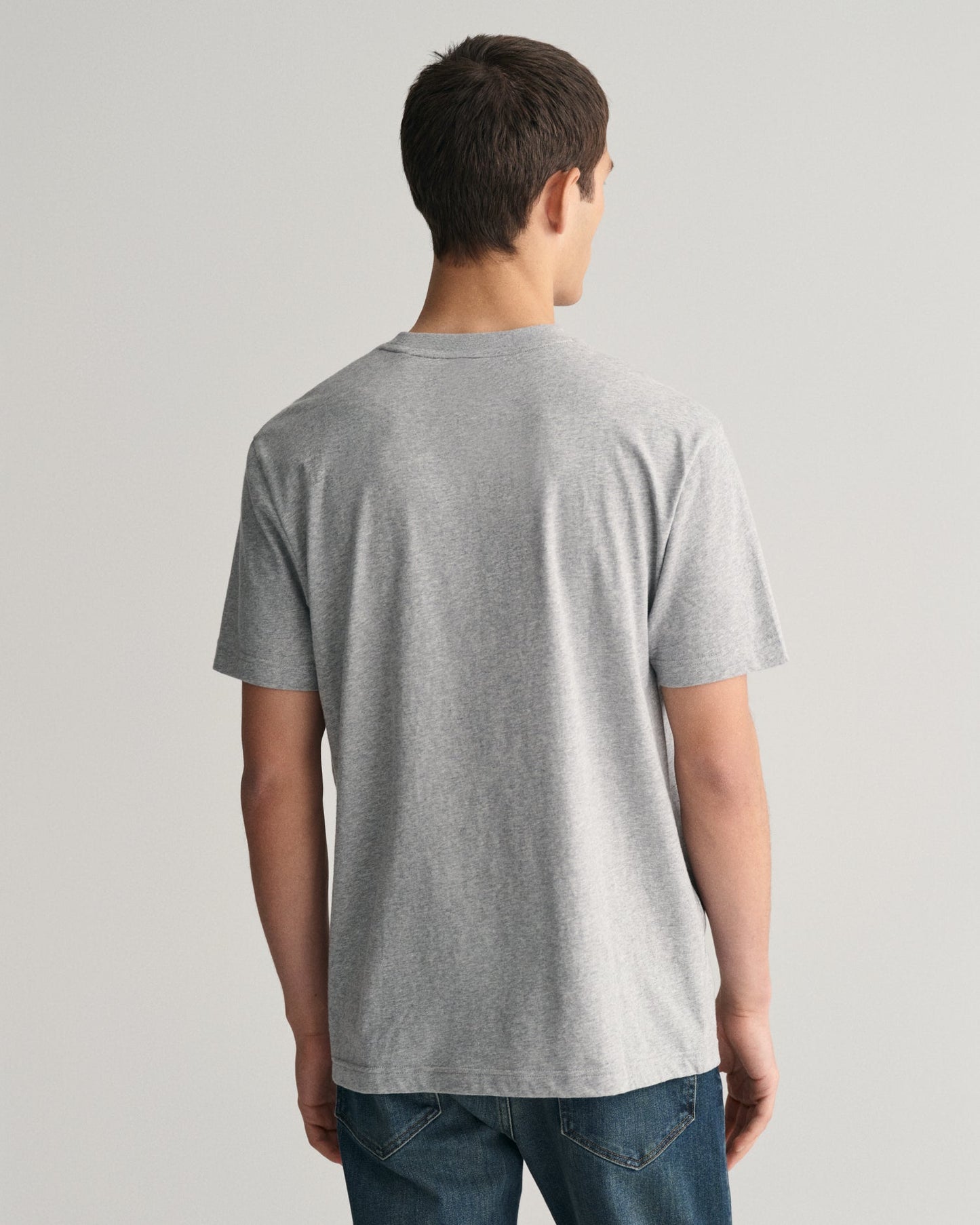 Men's Arch Script Graphic T-Shirt - GREY MELANGE