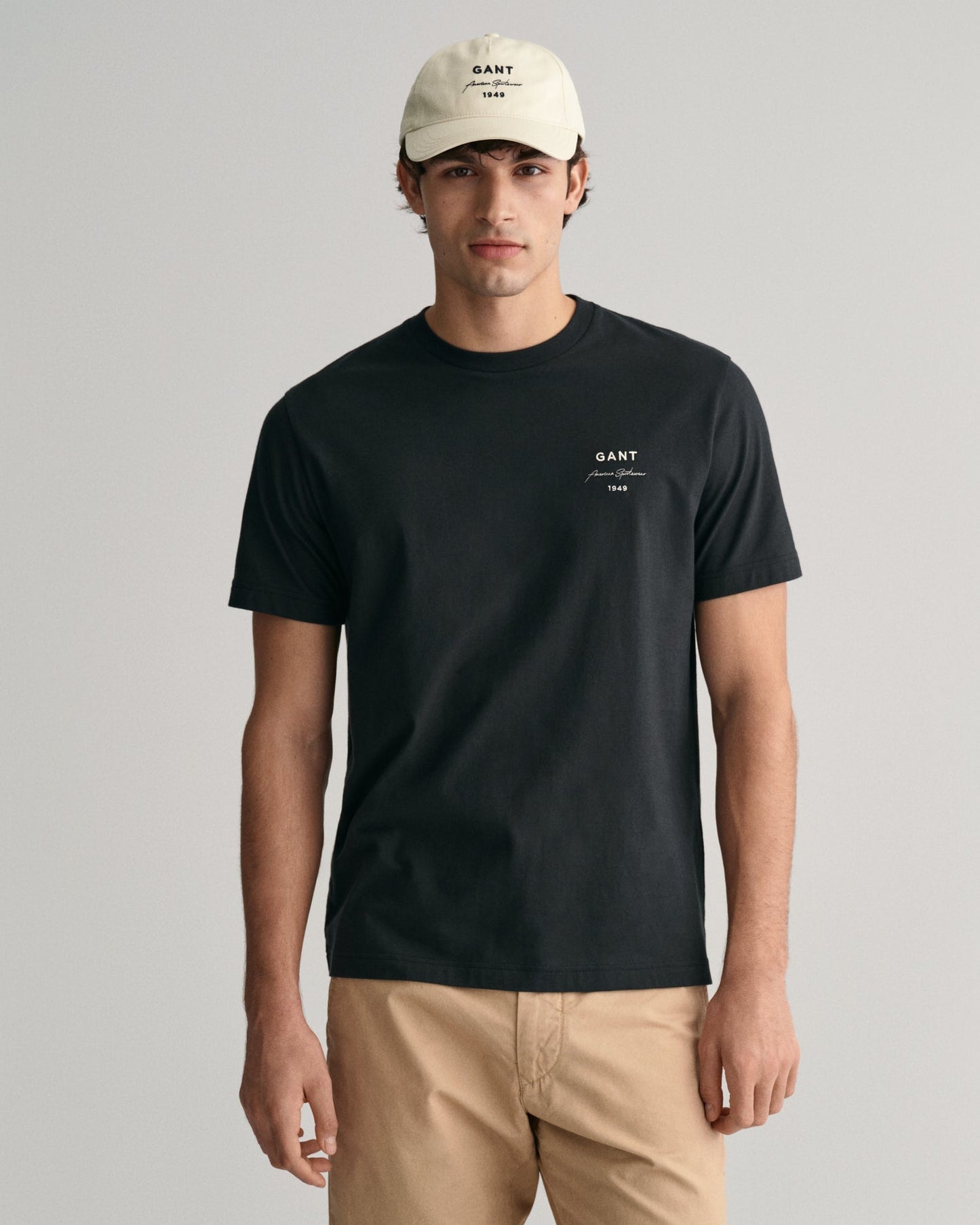 Men's Script Graphic T-Shirt - BLACK