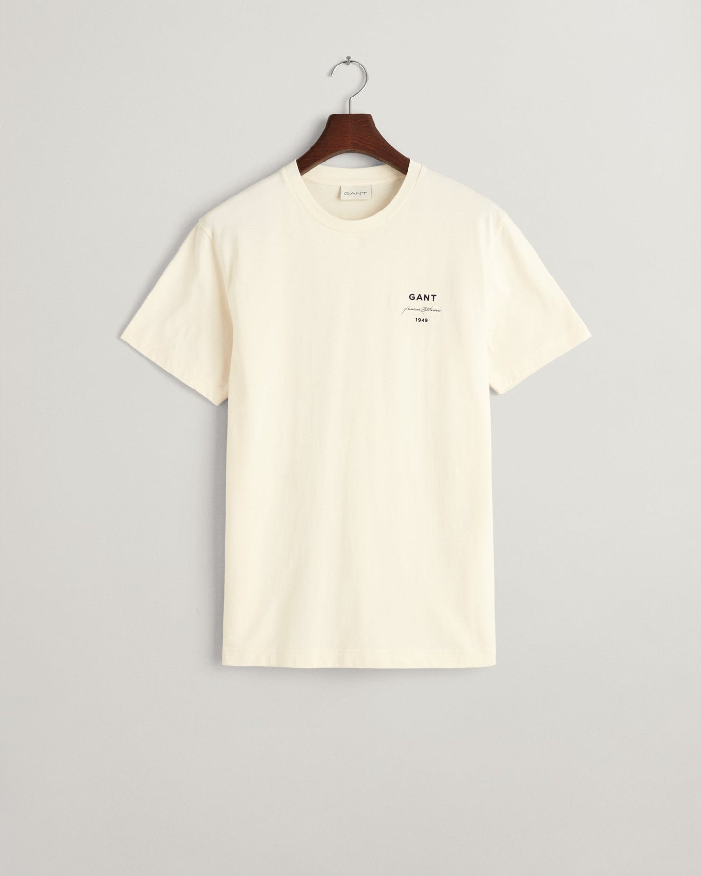 Men's Script Graphic T-Shirt - CREAM