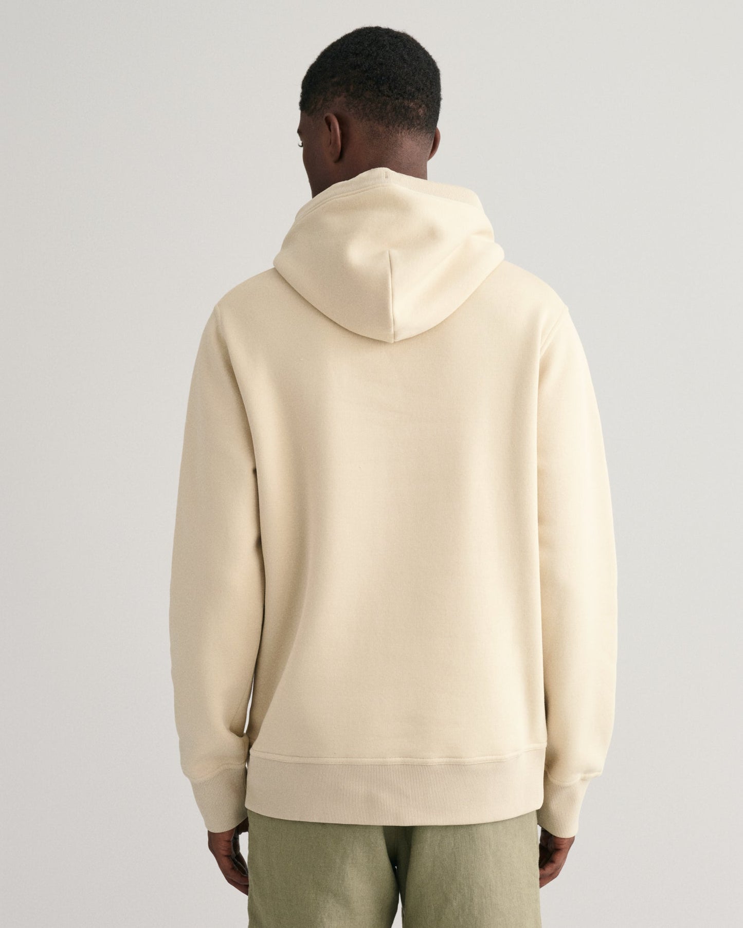 Men's Archive Shield Hoodie - SILKY BEIGE