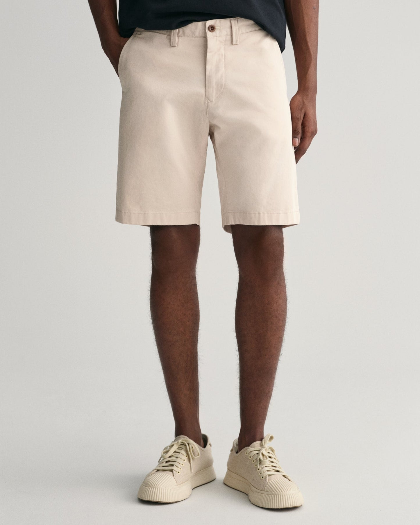 Men's Slim Fit Twill Shorts - PUTTY