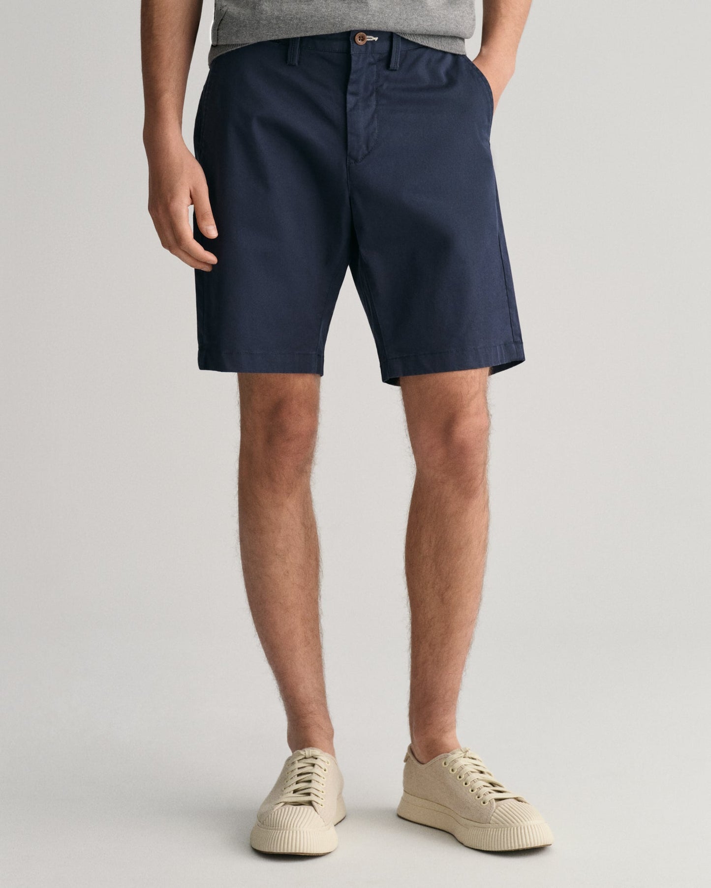 Men's Slim Fit Twill Shorts - MARINE