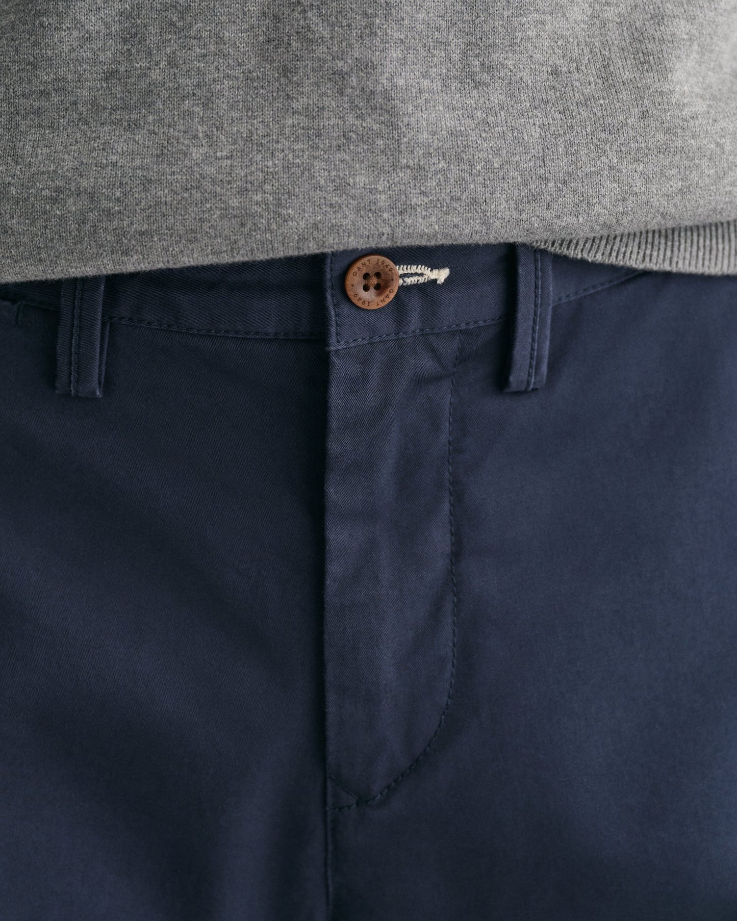 Men's Slim Fit Twill Shorts - MARINE