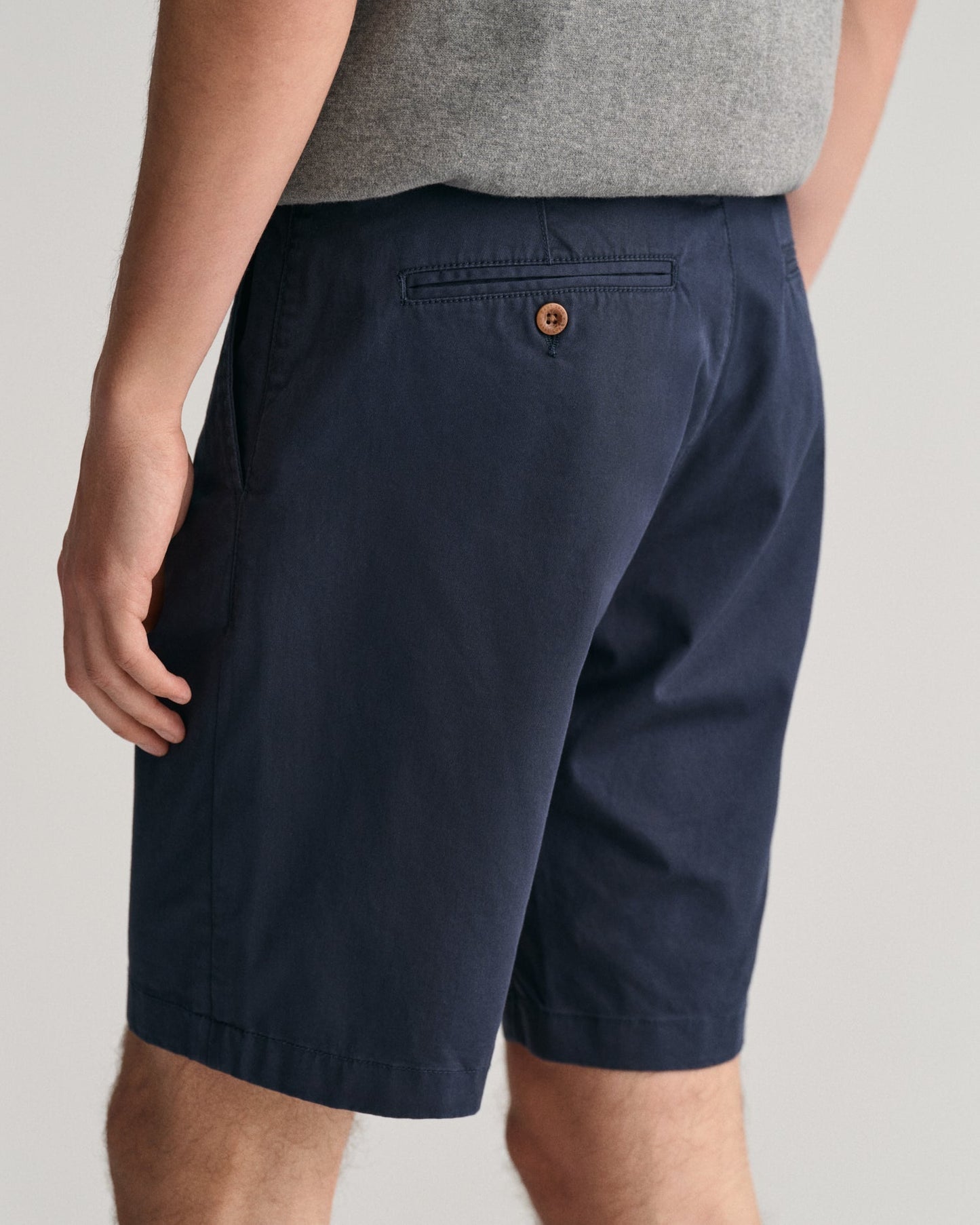 Men's Slim Fit Twill Shorts - MARINE