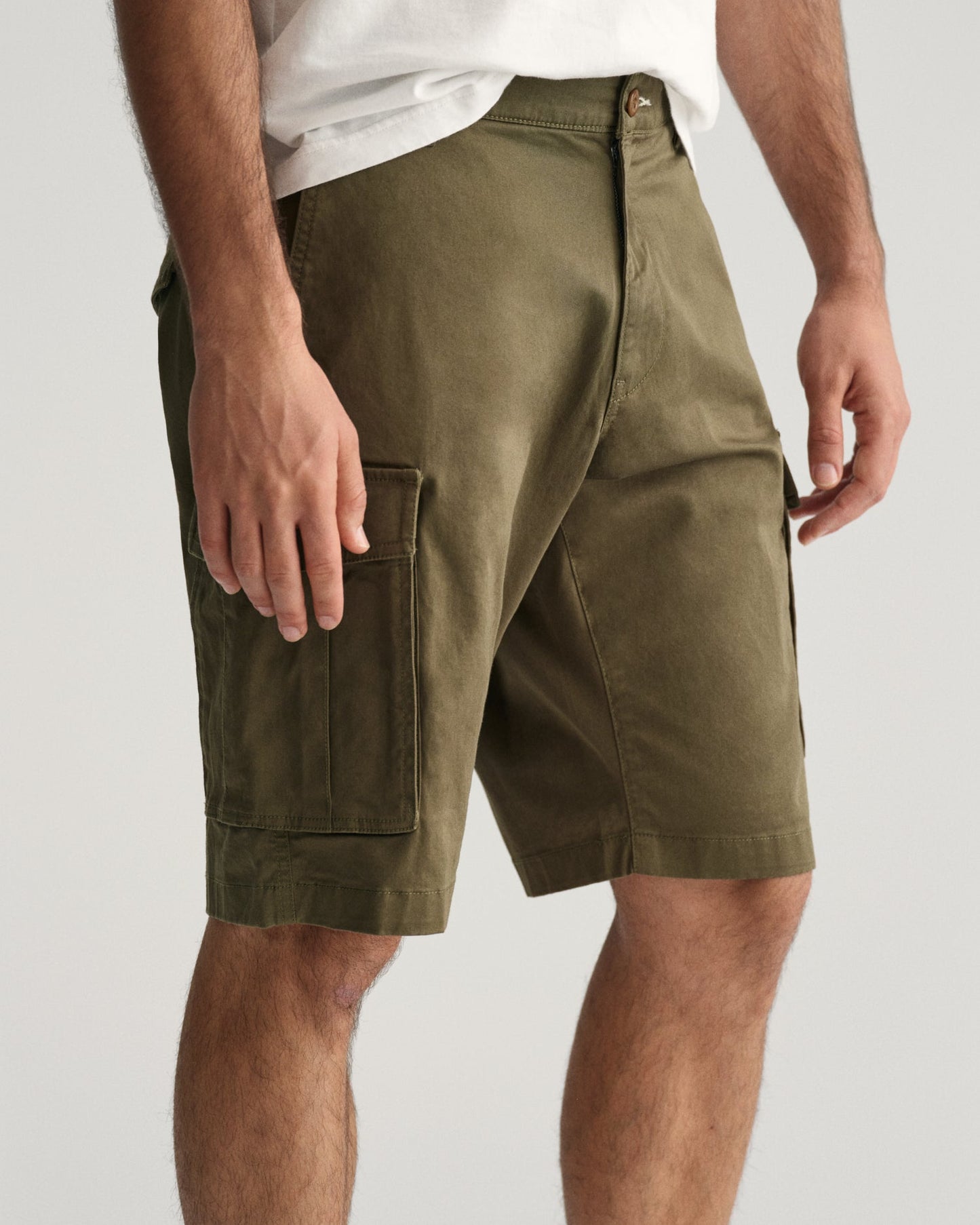 Men's Relaxed Fit Twill Cargo Shorts - JUNIPER GREEN