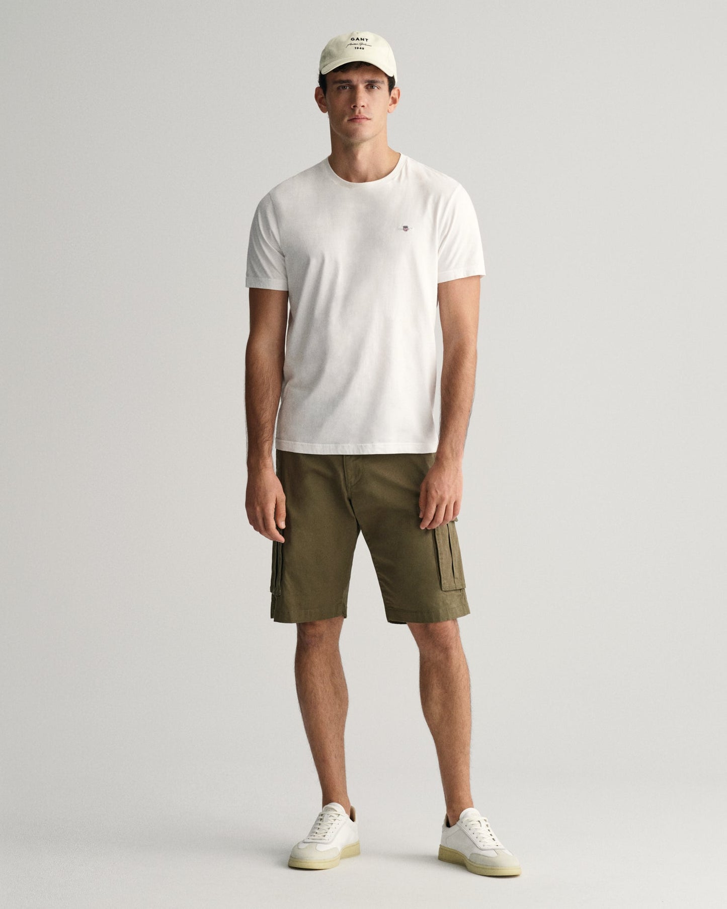 Men's Relaxed Fit Twill Cargo Shorts - JUNIPER GREEN