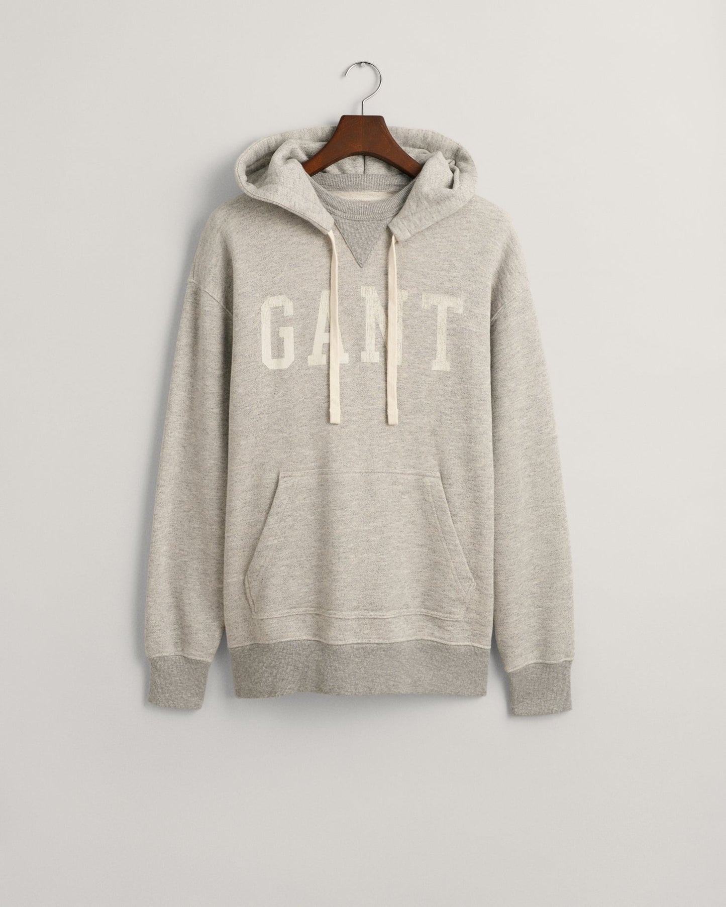 Men's Graphic Melange Hoodie - GREY MELANGE