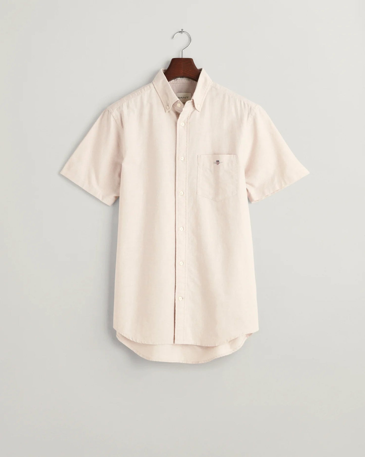 Men's Regular Fit Oxford Short Sleeve Shirt - DRY SAND