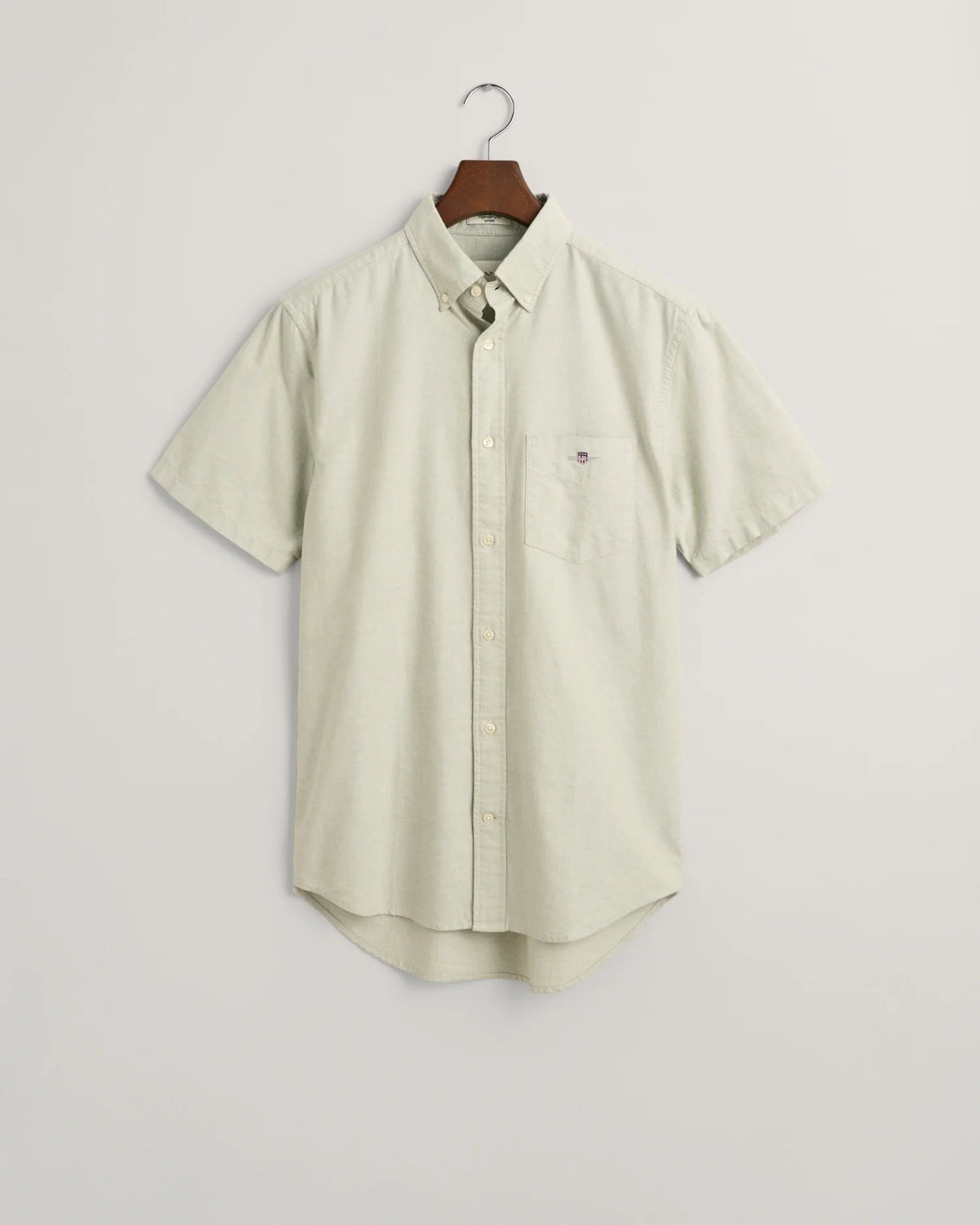 Men's Regular Fit Oxford Short Sleeve Shirt - MILKY MATCHA